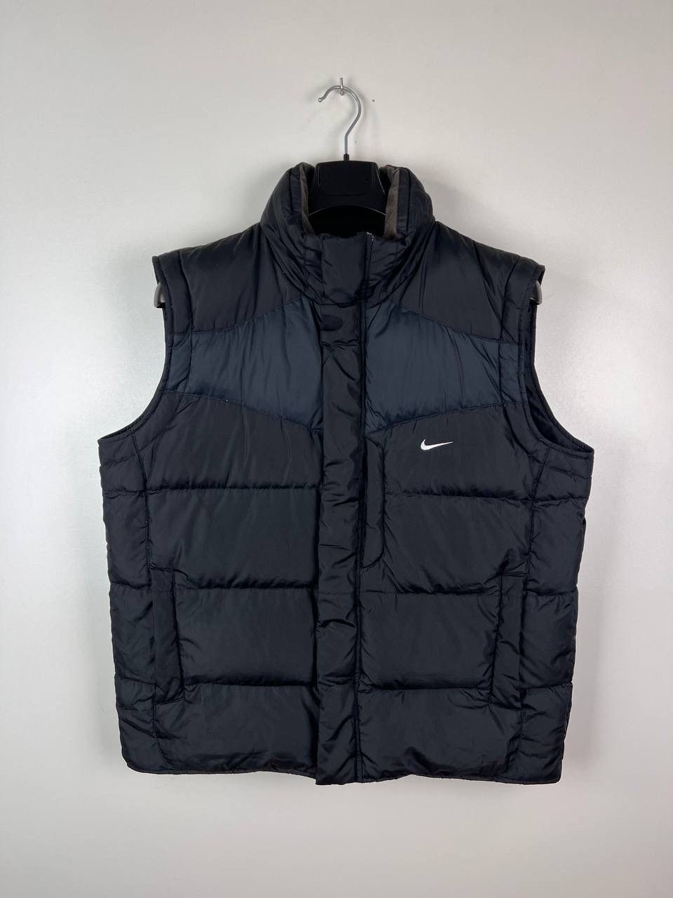 Nike × Supreme Supreme Nike Denim Puffer Vest size Large Black