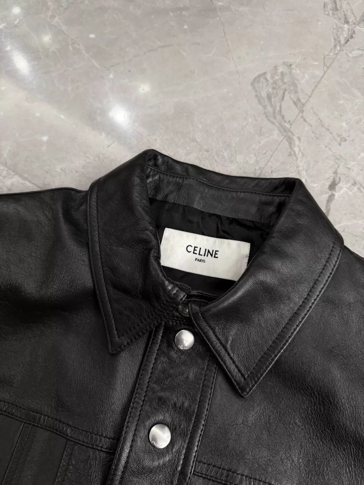 Celine Celine 20SS HS Studded Blouson Leather Jacket 52 Size US L / EU 52-54 / 3 - 4 Thumbnail