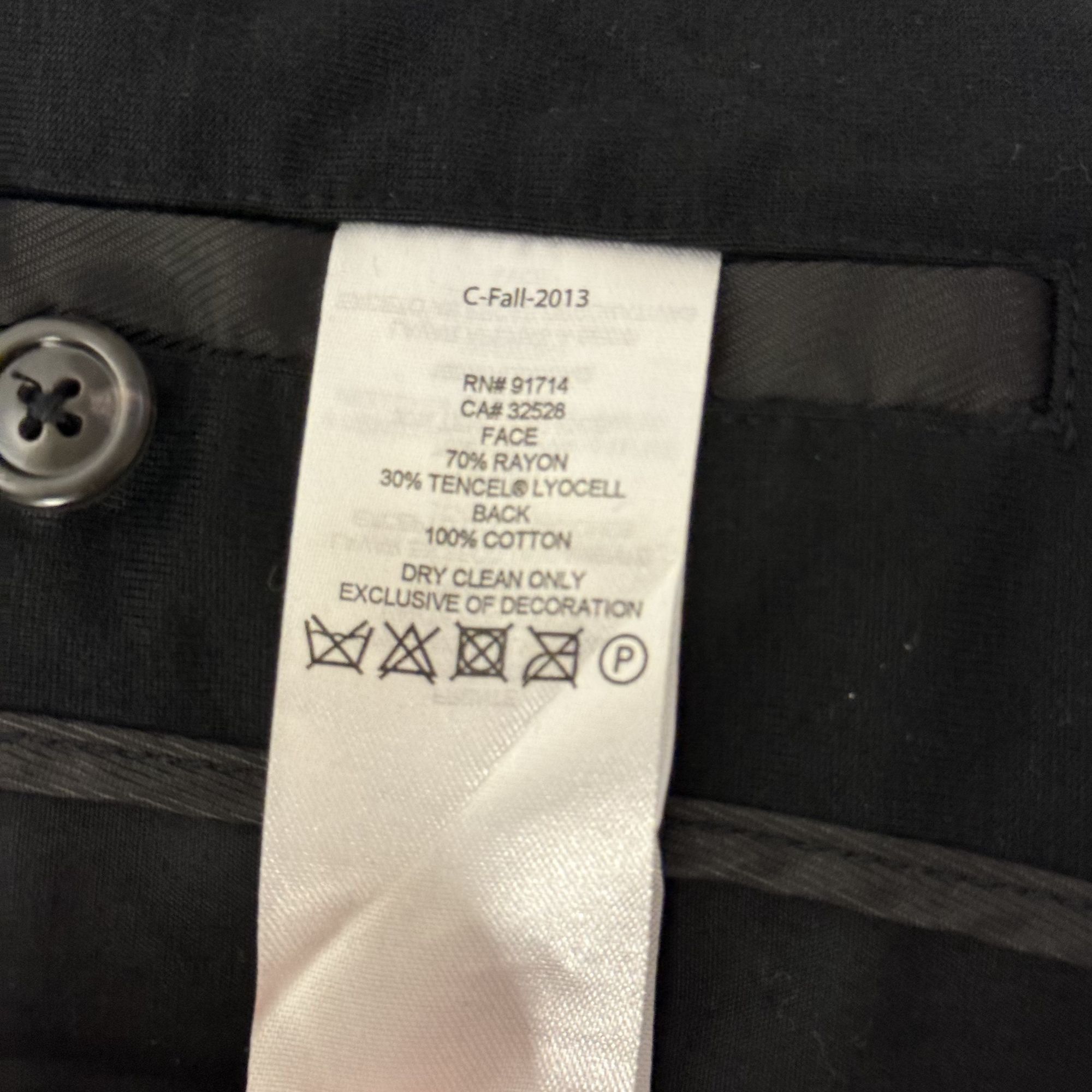 Giorgio Armani Giorgio ARMANI Exchange BLACK Surgeon Cuff Sport Coat Size 36R - 6 Thumbnail