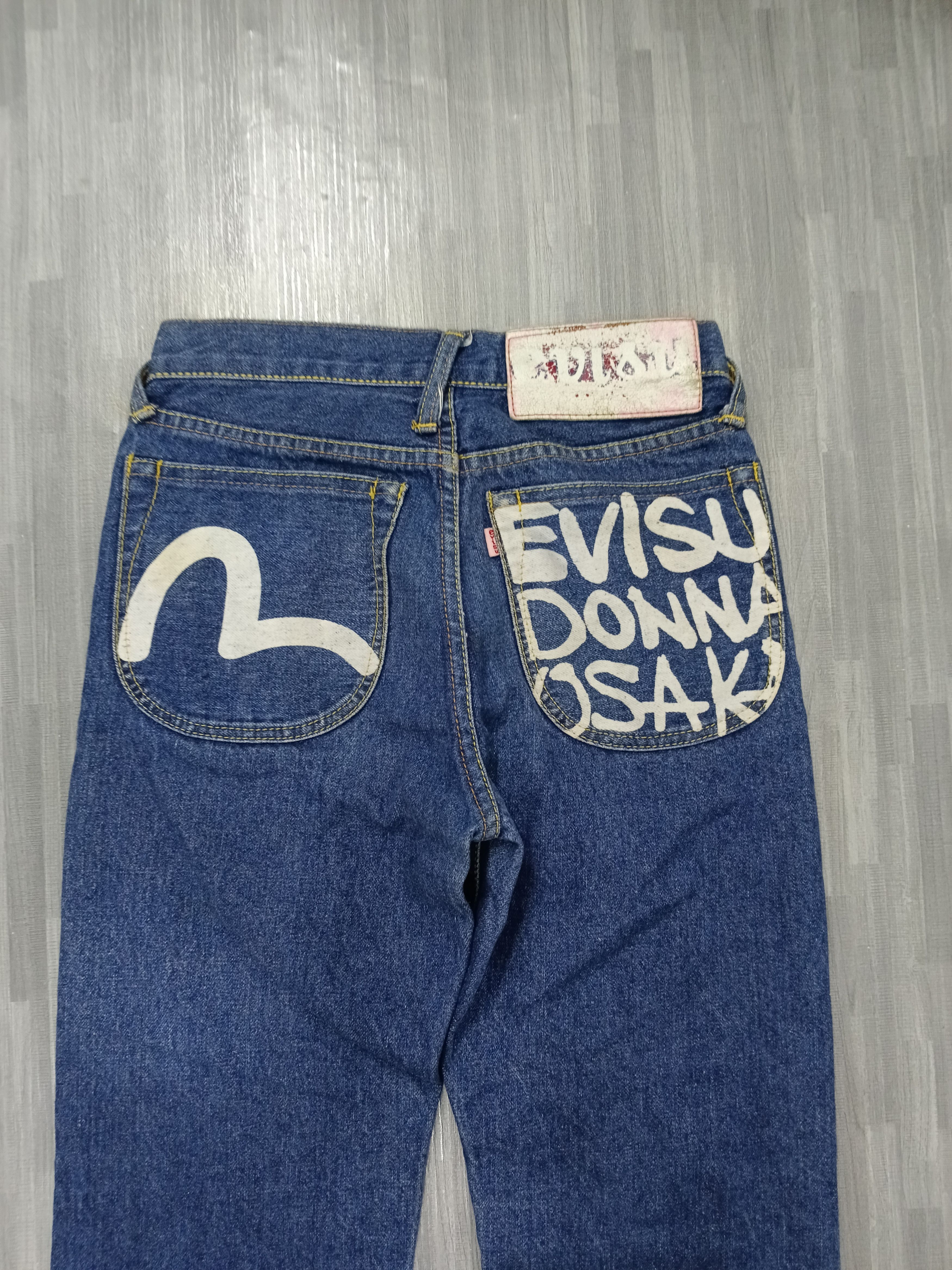 EVISU DONNA OSAKA SELVEDGE DENIM PANTS