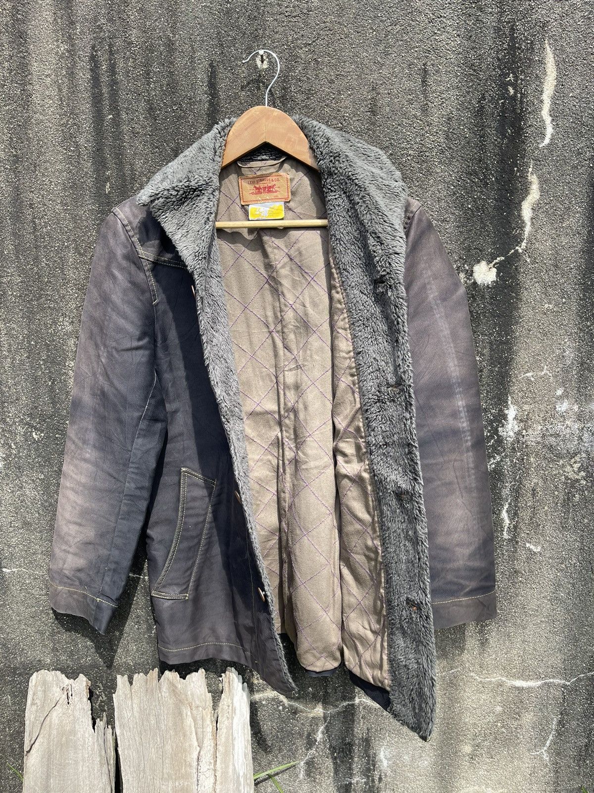Levi's Vintage Levi’s Sherpa-Lined Barn Coat - Distressed Black Size US M / EU 48-50 / 2 - 19 Thumbnail