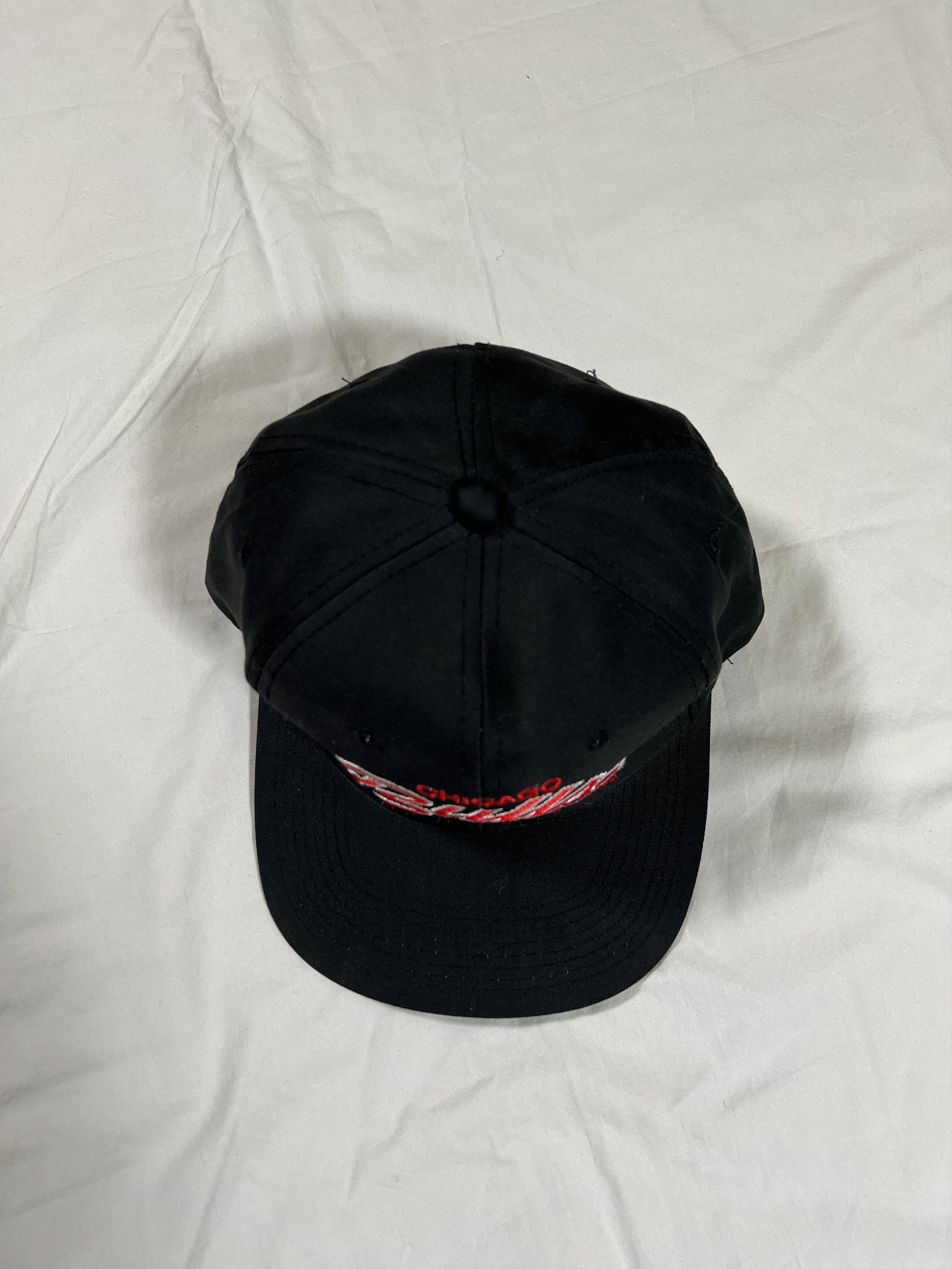 NBA × Sports Specialties × Vintage VTG 90s Sports Specialties Chicago Bulls Script Snapback Hat Size ONE SIZE - 3 Thumbnail
