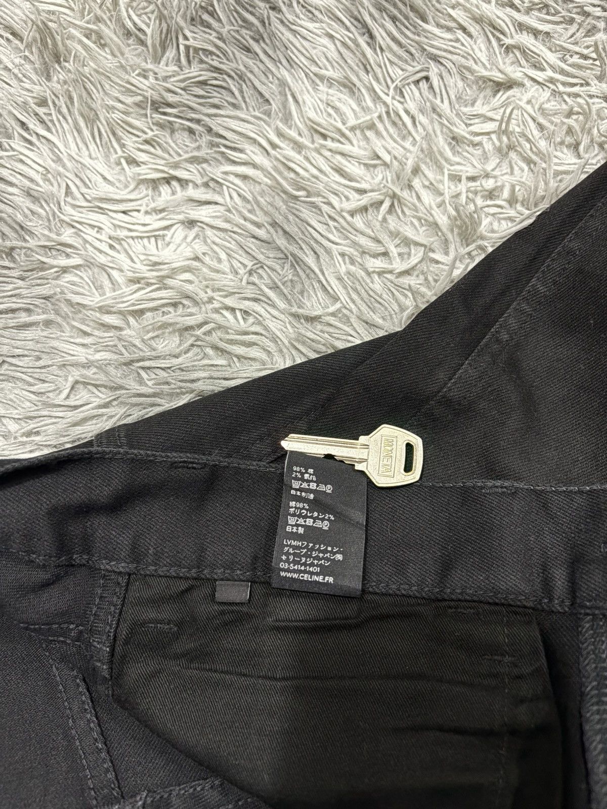 Celine Demin Jeans Black Celeline Paris Size US 29 - 7 Thumbnail