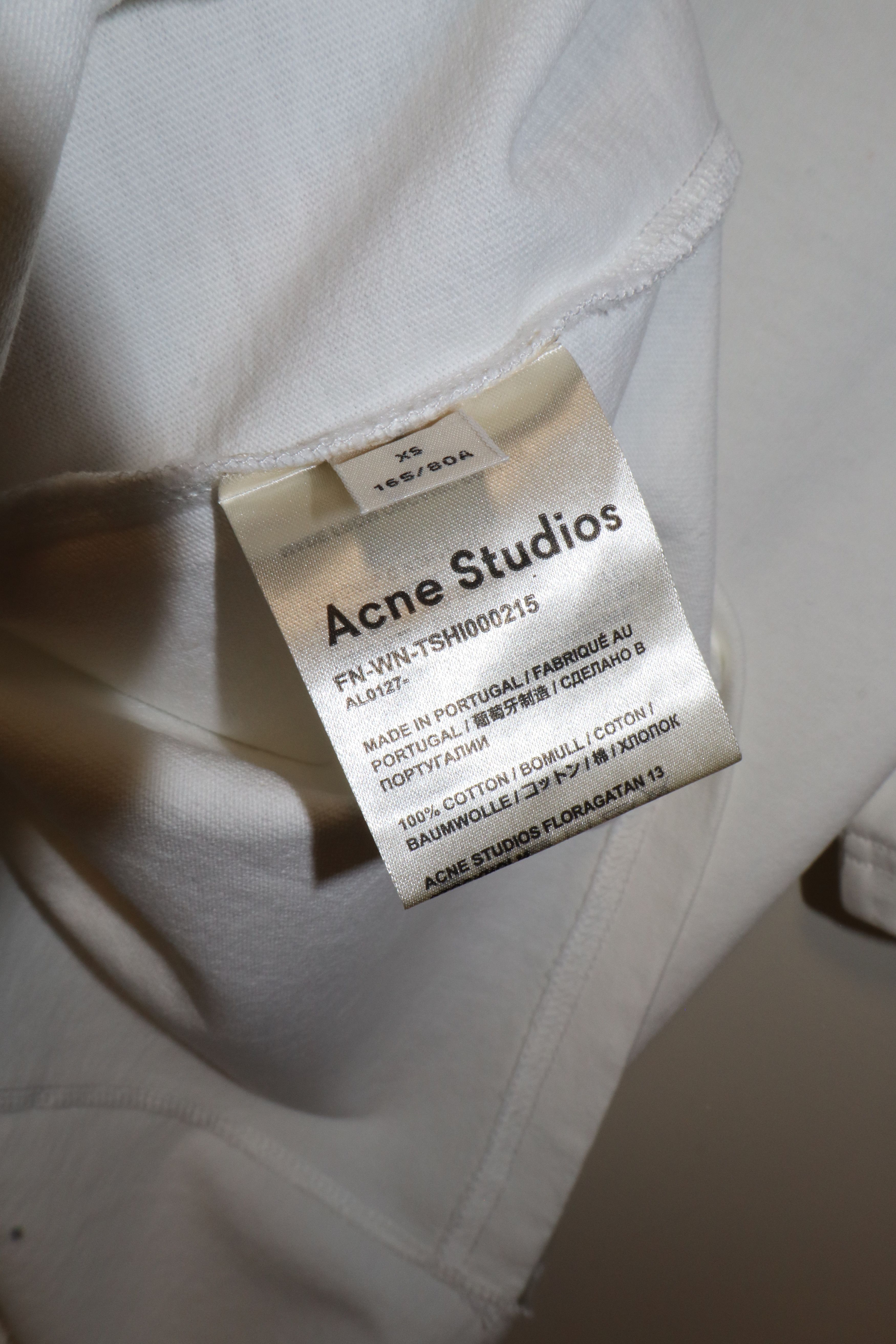 Acne Studios Logo print t-shirt Size XS / US 0-2 / IT 36-38 - 8 Thumbnail