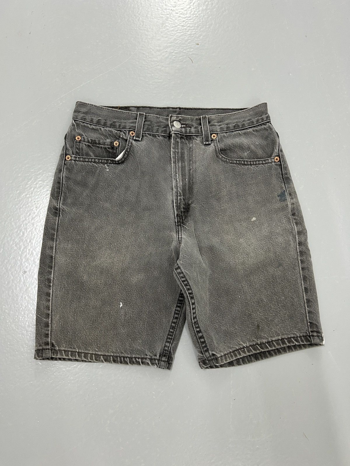 Japanese Brand Crazy vintage Levi’s faded black 505 jorts faded distressed Size US 30 / EU 46 - 4 Thumbnail