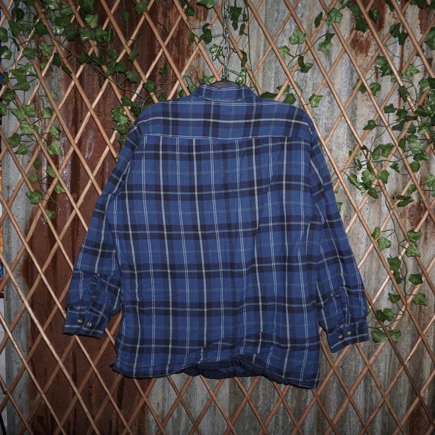 Vintage Large - Vintage Y2K blackpacker plaid puffer flannel jacket Size US L / EU 52-54 / 3 - 3 Thumbnail
