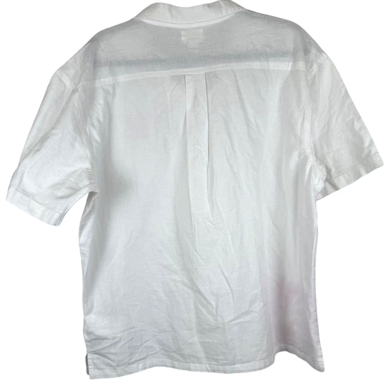 Vintage ROXY x Kate Bosworth Cotton Blend Button-Up Shirt - White - L - Women - Short Sleeve - NWT Size 36" / US 14 / IT 50 - 3 Thumbnail