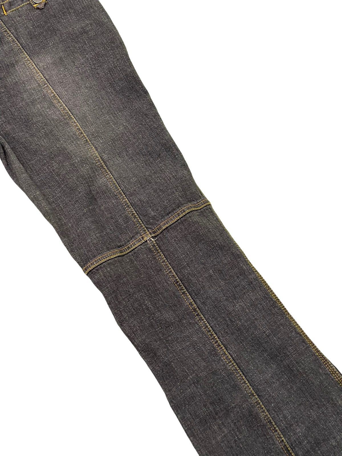 Japanese Brand Flare Jeans Jouer Echess Distress Stretch Boot Cut 6🟦2 Size US 30 / EU 46 - 16 Thumbnail