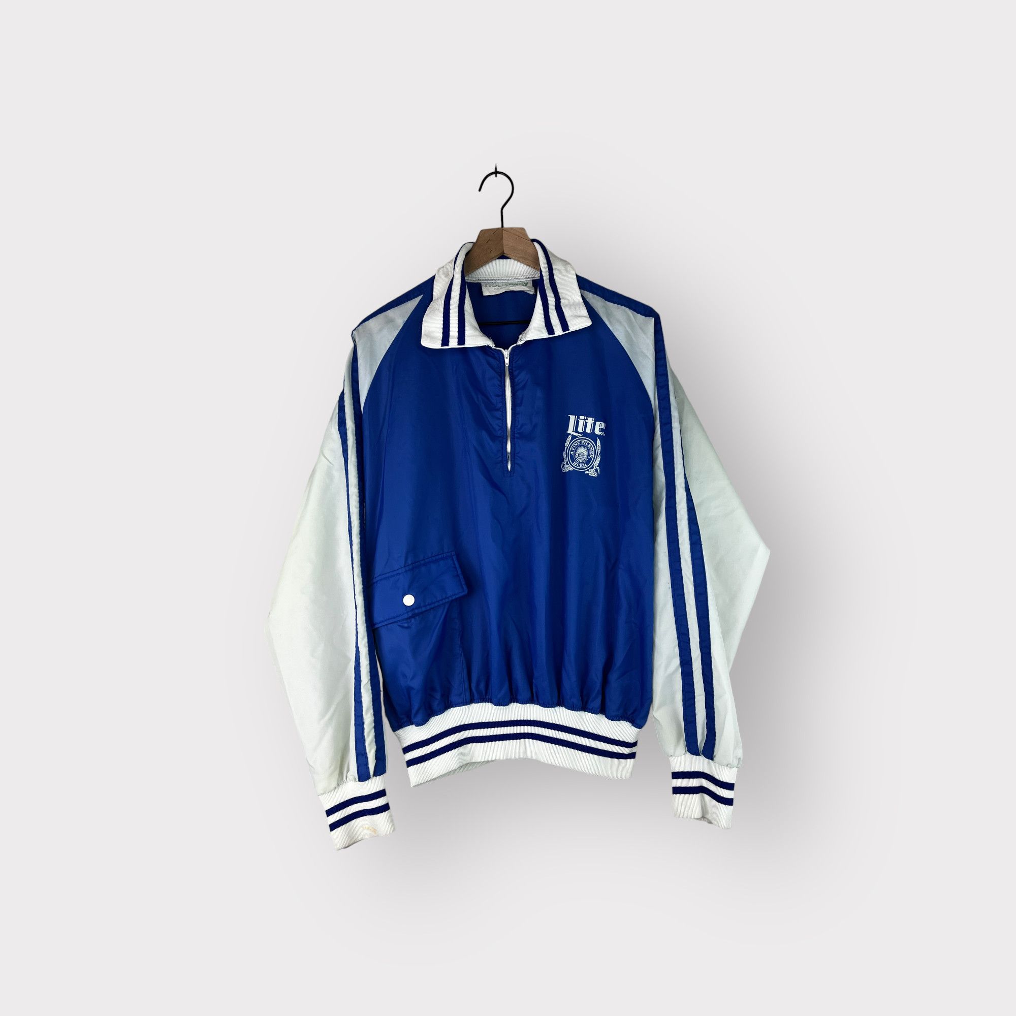 Holloway × Vintage Vintage 1980's Holloway Lite "A Fine Pilsner Beer" Jacket Size US XL / EU 56 / 4 - 3 Thumbnail