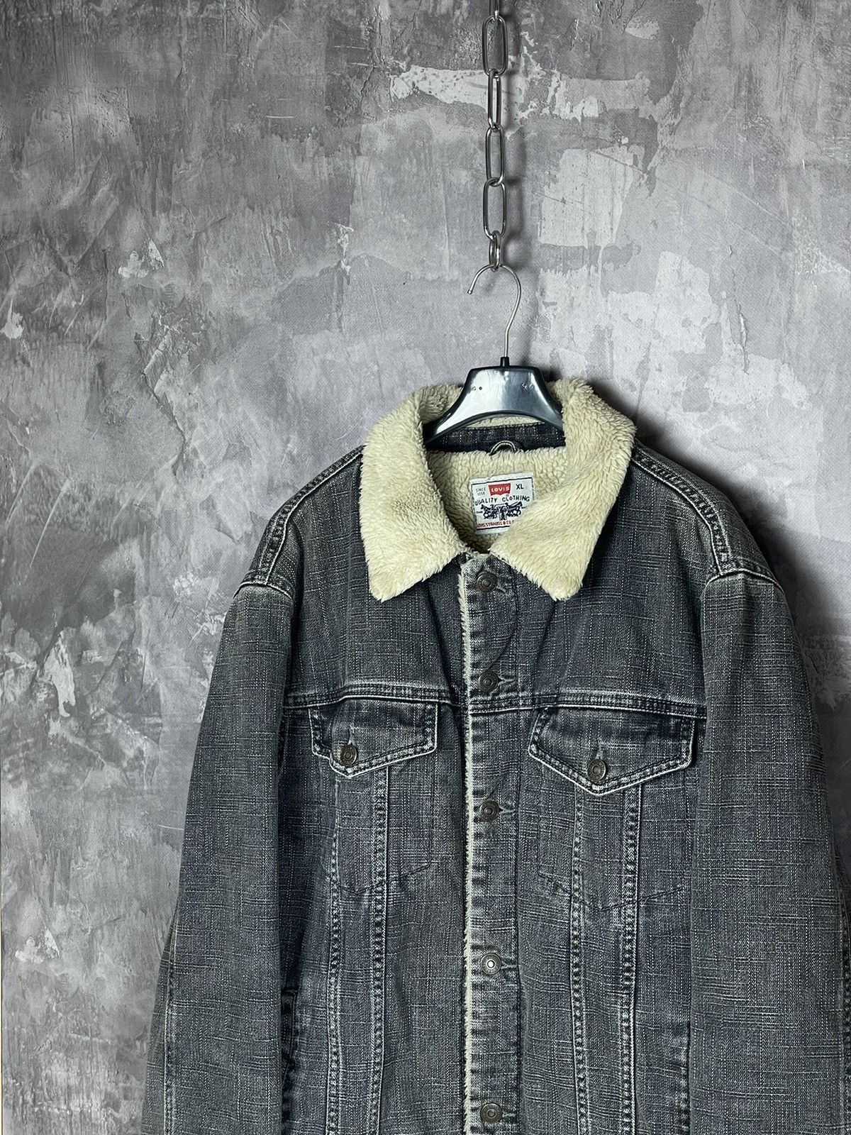 Levi's × Vintage Levi’s Vintage Made in U.S.A Sherpa Jacket 90s Size US XL / EU 56 / 4 - 7 Thumbnail