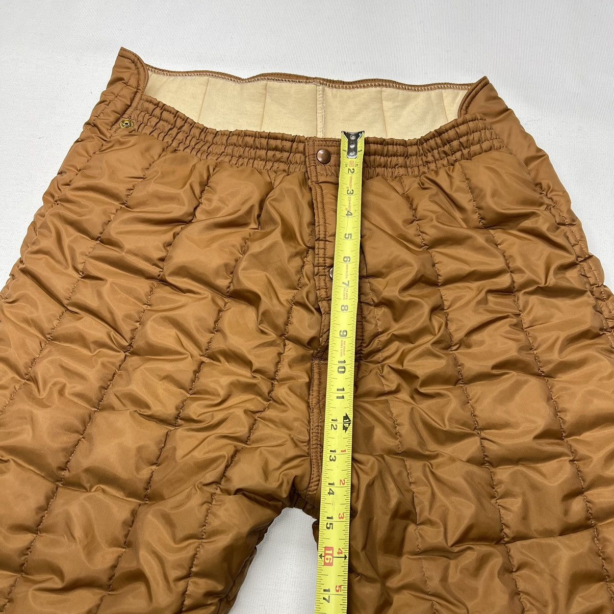 Refrigiwear × Vintage Refrigiwear Pants Brown Insulated Lined Quilted Puffer Size US 34 / EU 50 - 18 Thumbnail
