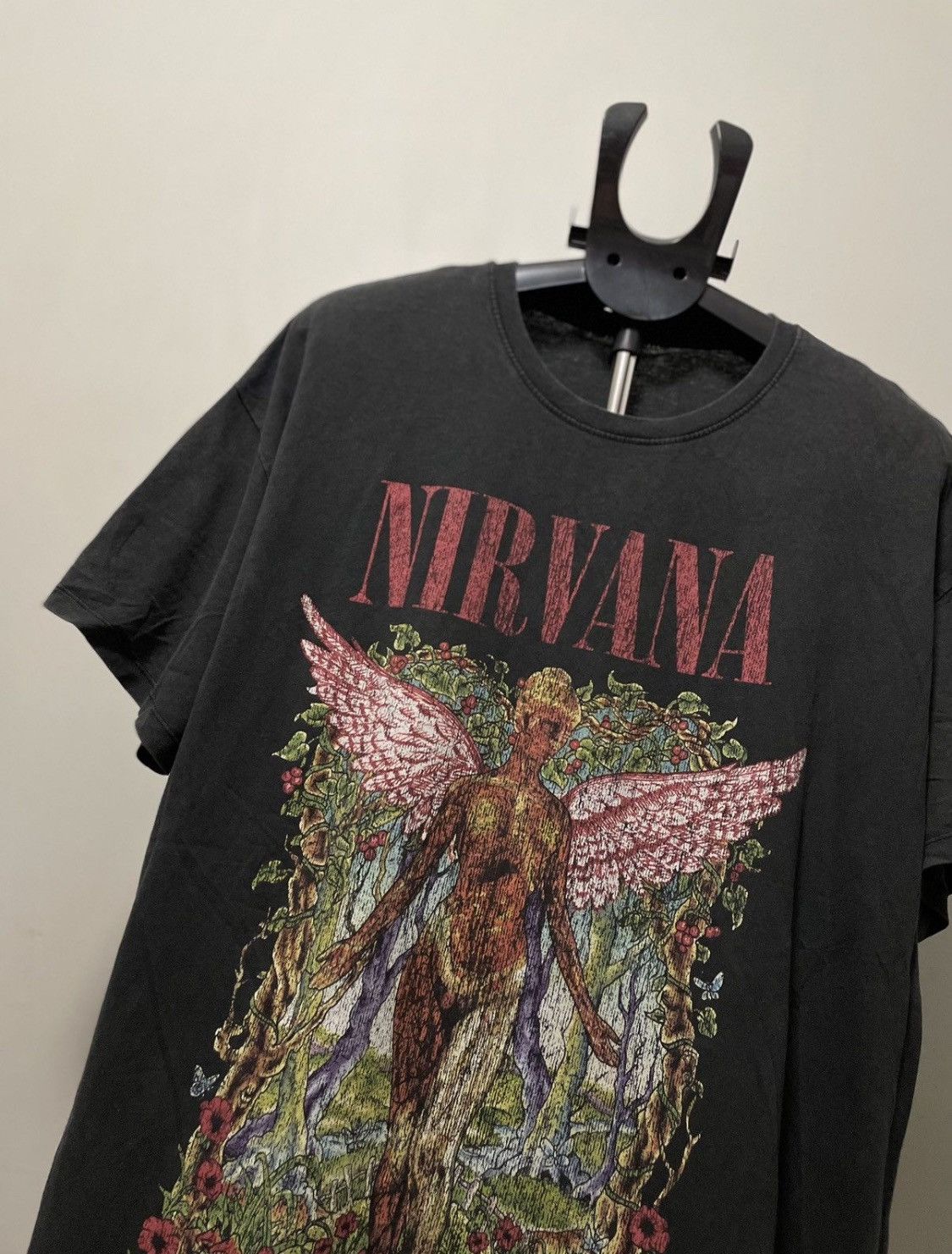 Nirvana × Vintage Nirvana Vintage IN UTERO T Shirt Size US L / EU 52-54 / 3 - 2 Thumbnail
