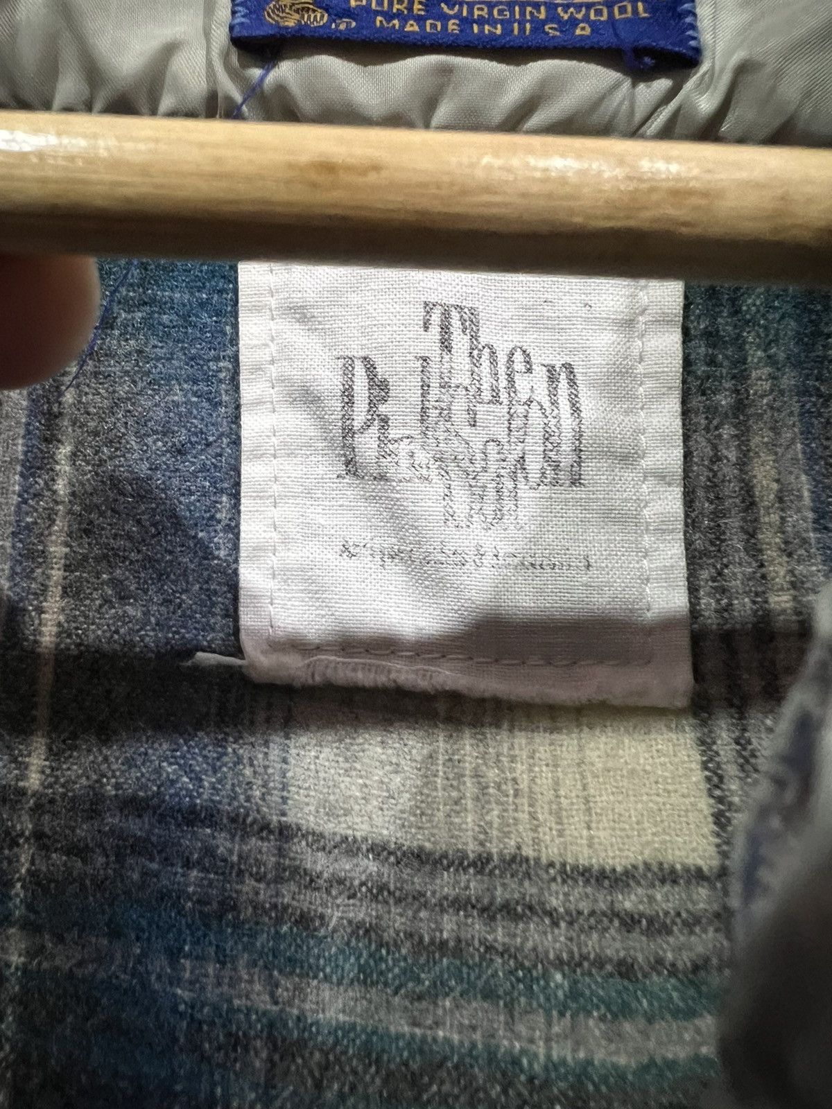 Pendleton × Vintage Pandleton shadow plaid tying waist front dress Size M / US 6-8 / IT 42-44 - 8 Thumbnail