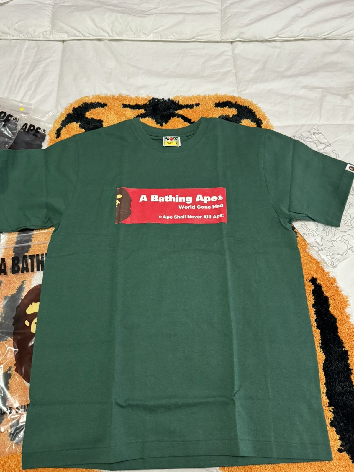 Bape Bape Archive Tee Green Medium Brand New Size US M / EU 48-50 / 2 - 2 Thumbnail