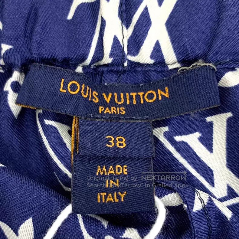 Louis Vuitton Louis Vuitton Blue presbyopic full-print shorts Size US 38 / EU 54 - 5 Thumbnail