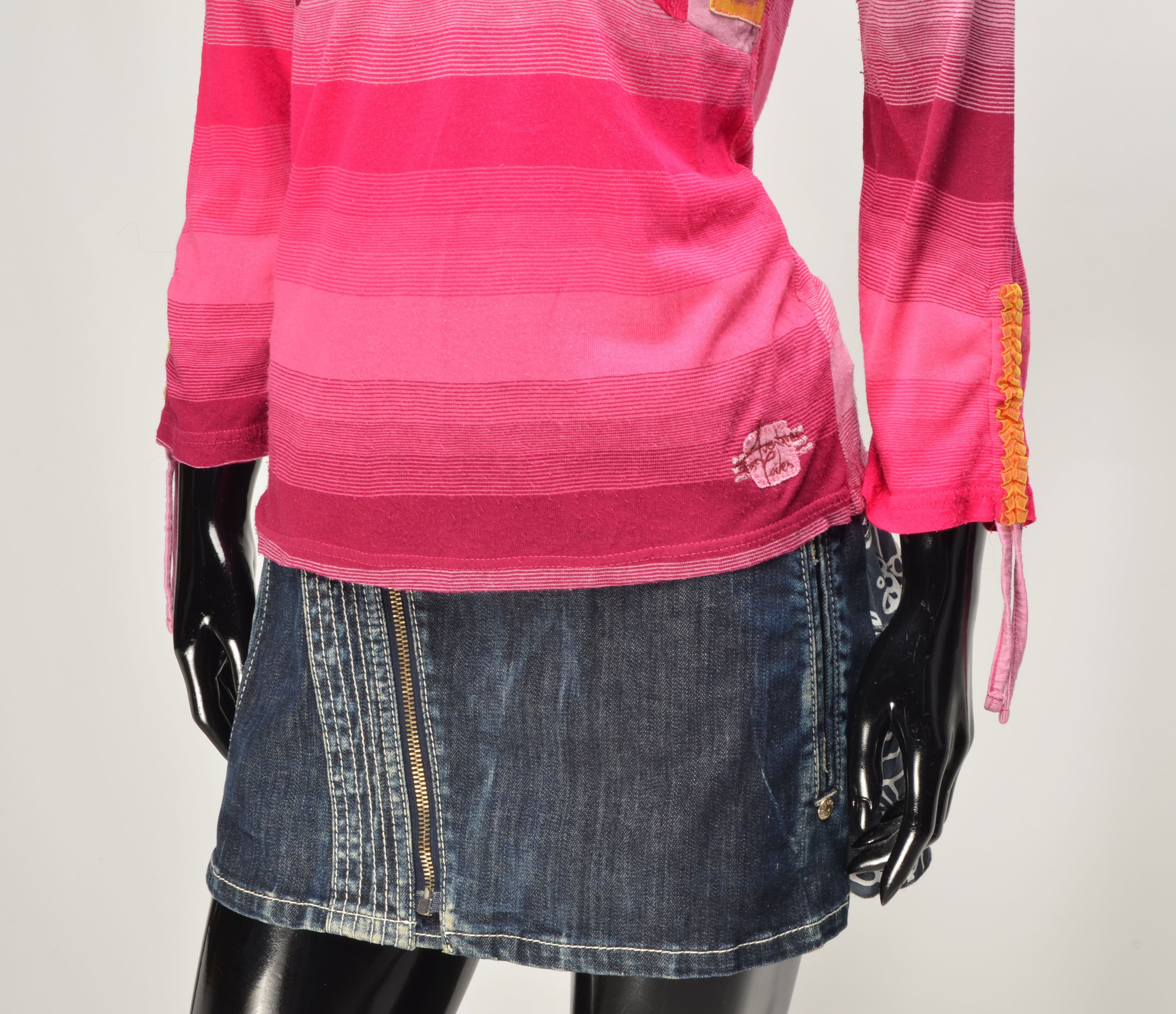 Designer Aventures des Toiles Y2K Kidcore Cute Top Size XS / US 0-2 / IT 36-38 - 3 Thumbnail