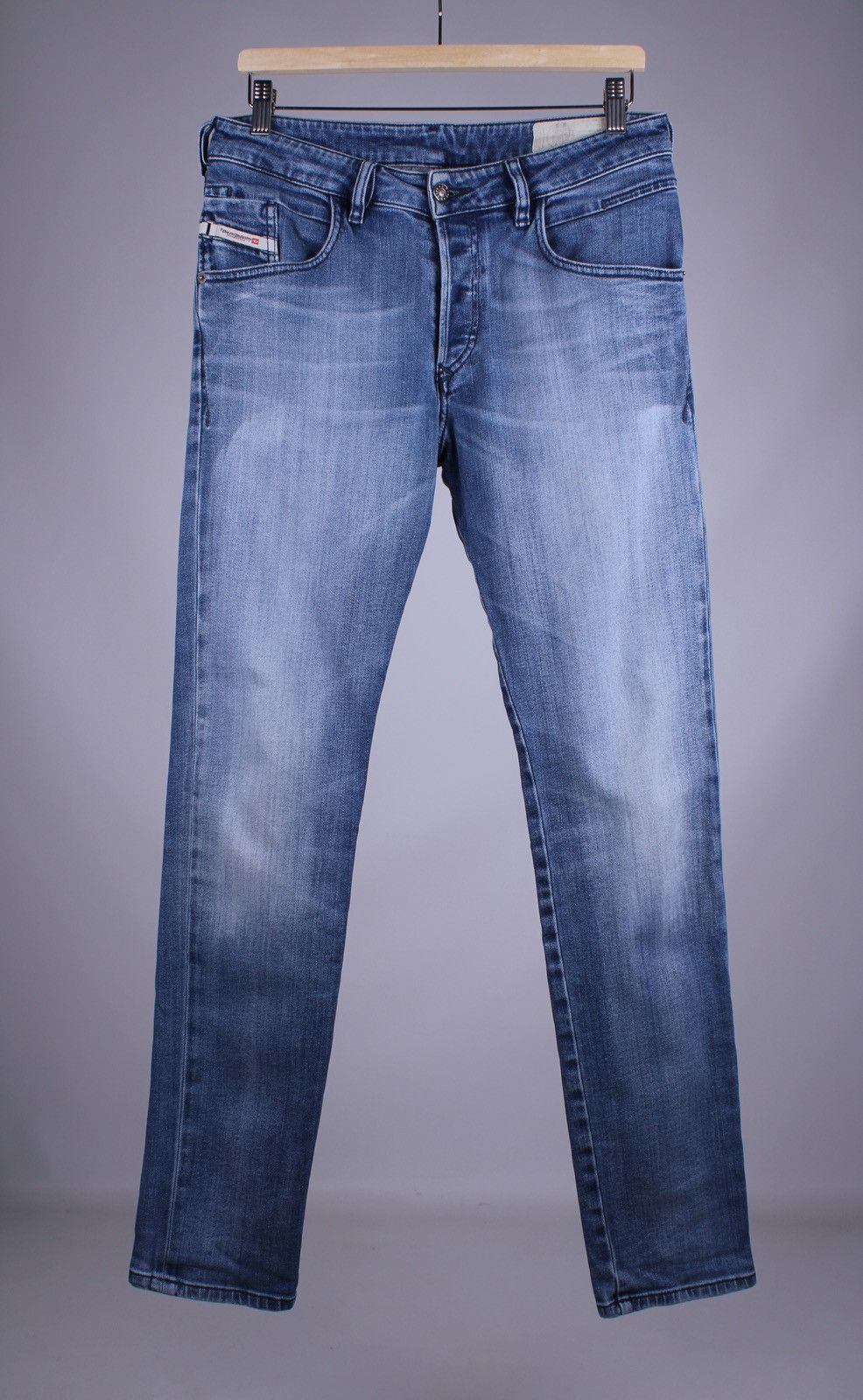 Diesel DIESEL D-BAZER Tapered Blue Slim Denim Stretch Jeans Size US 30 / EU 46 - 1 Thumbnail