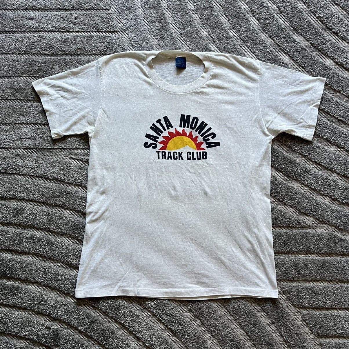 Nike VINTAGE RARE NIKE SANTA MONICA TRACK CLUB 80s T-SHIRT | Grailed
