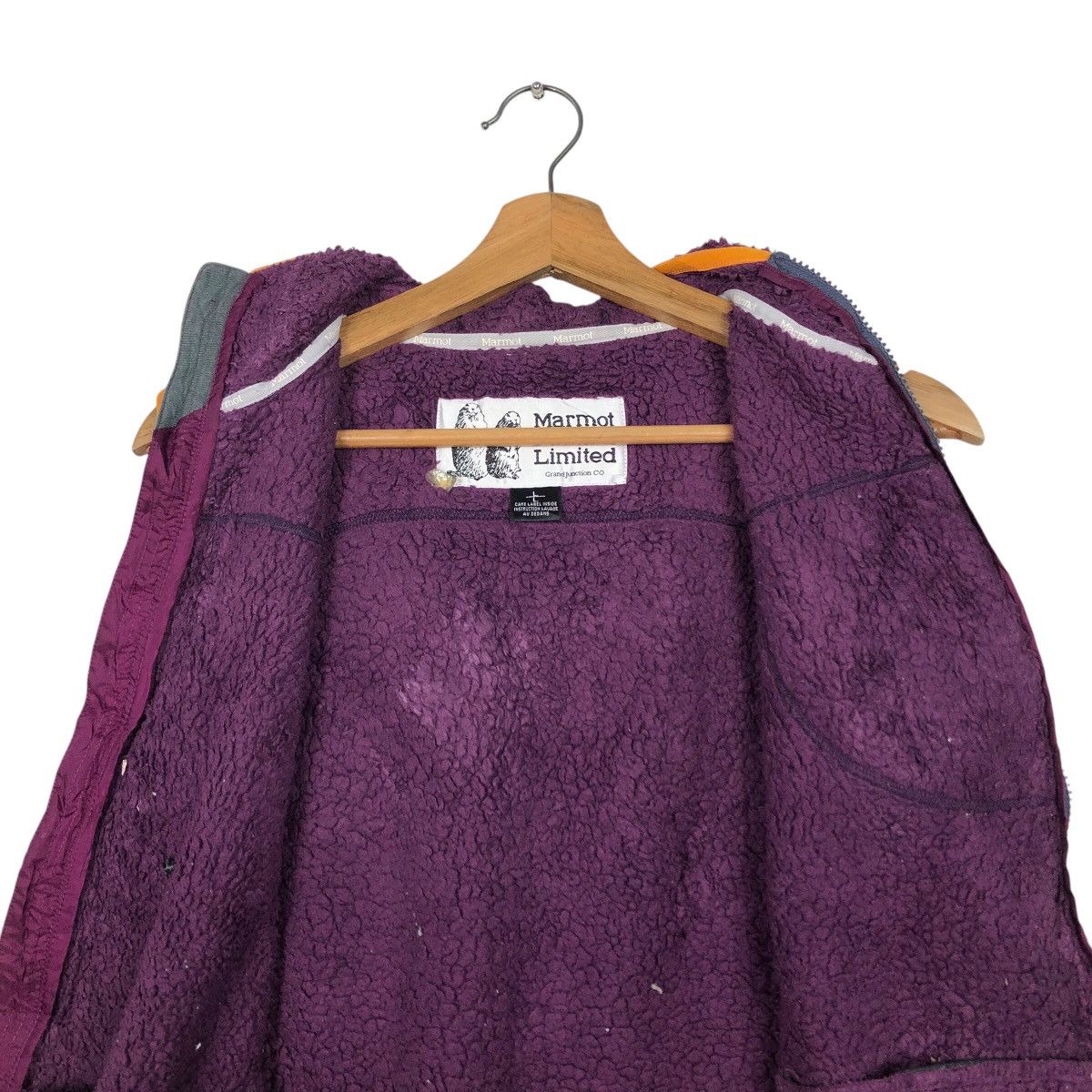 Japanese Brand × Vintage 📌Rich Purple Vintage Dip Pile Sherpa Vest Jacket Marmot Size US L / EU 52-54 / 3 - 16 Thumbnail