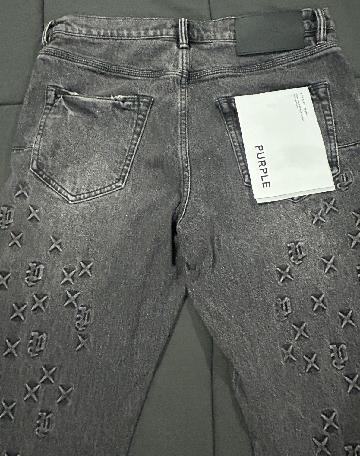 Purple Brand Purple Brand P001 “Embossed Monogram” Skinny Jeans Size 32 Size US 32 / EU 48 - 18 Thumbnail