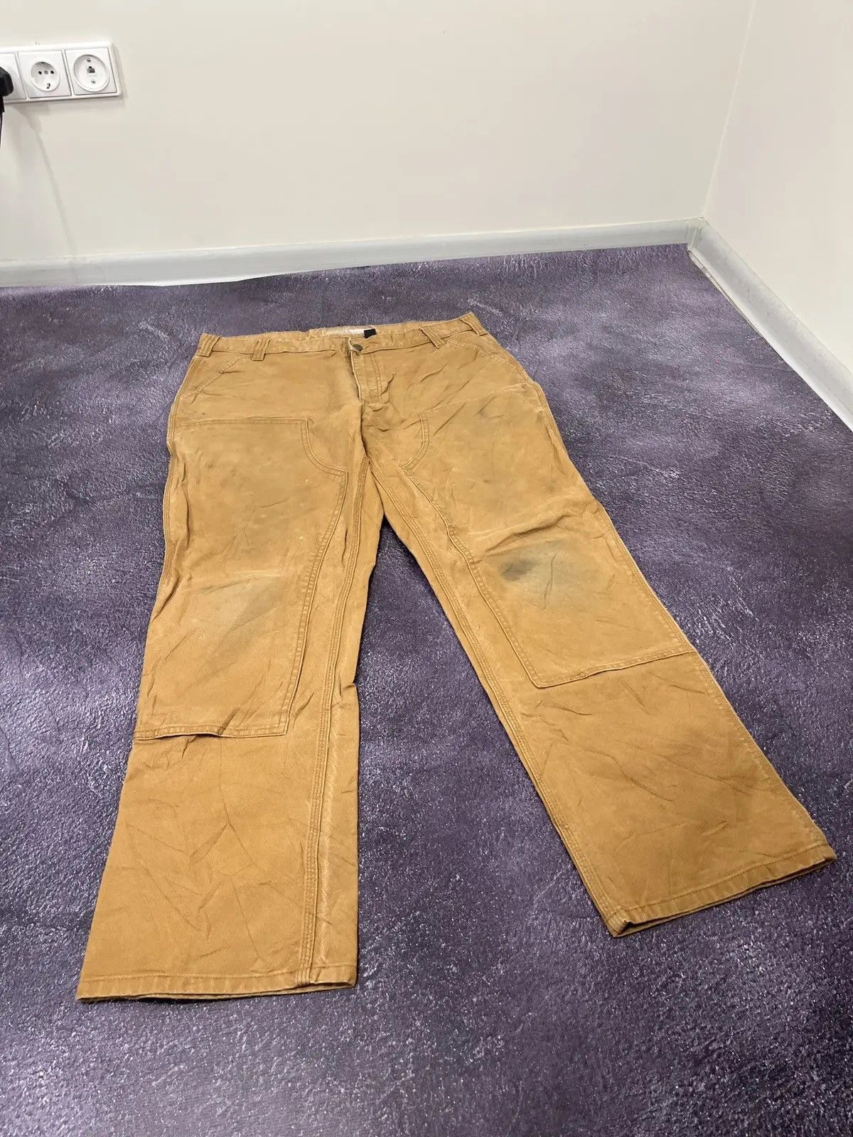 Carhartt × Vintage Vintage Carhartt Double Knee USA Work Hype Baggy Pants Size US 38 / EU 54 - 3 Thumbnail