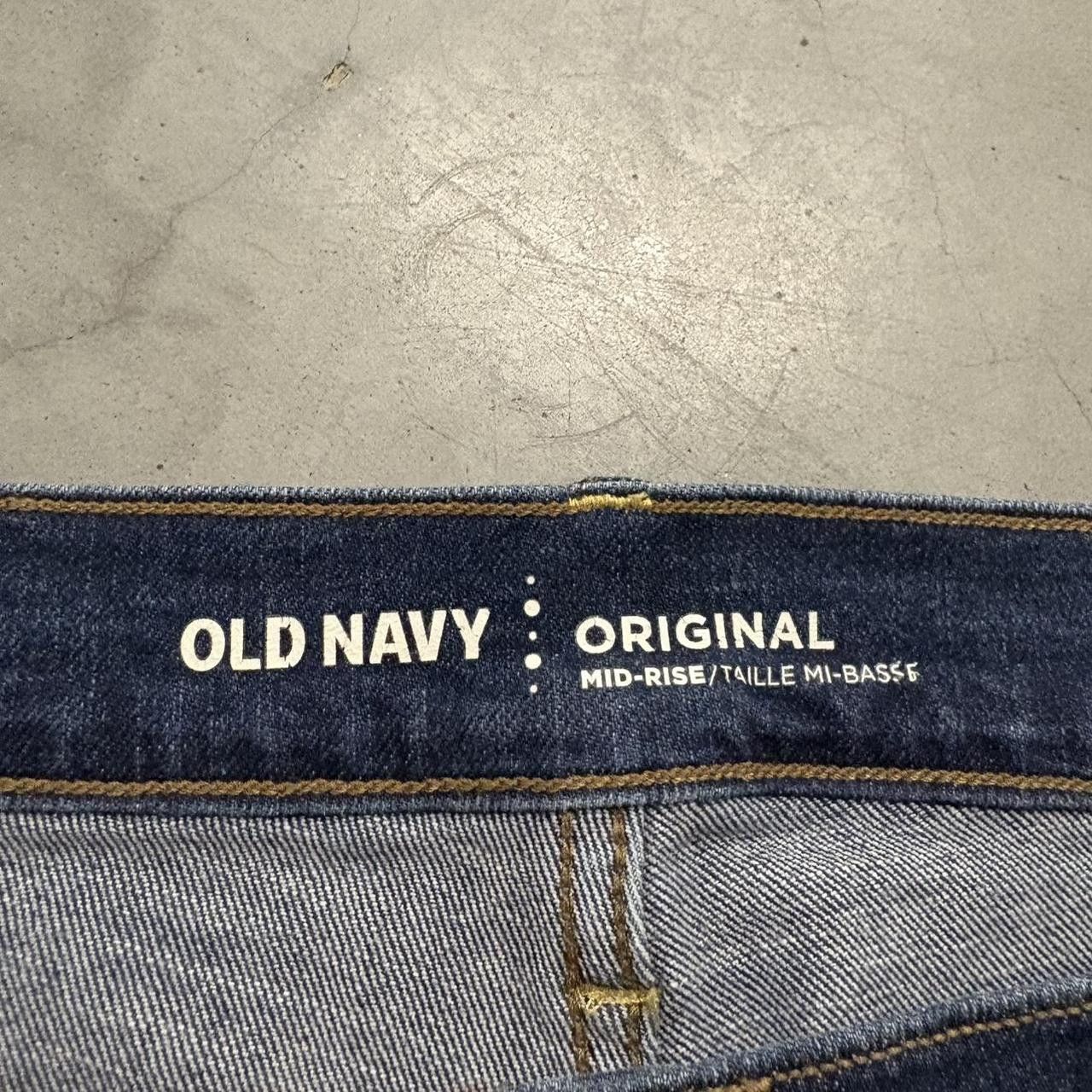 Old Navy Crazy Vintage Y2K/2000s Baggy Old Navy Flare Bootcut Dark Wash Denim Jeans! Size US 36 / EU 52 - 7 Thumbnail