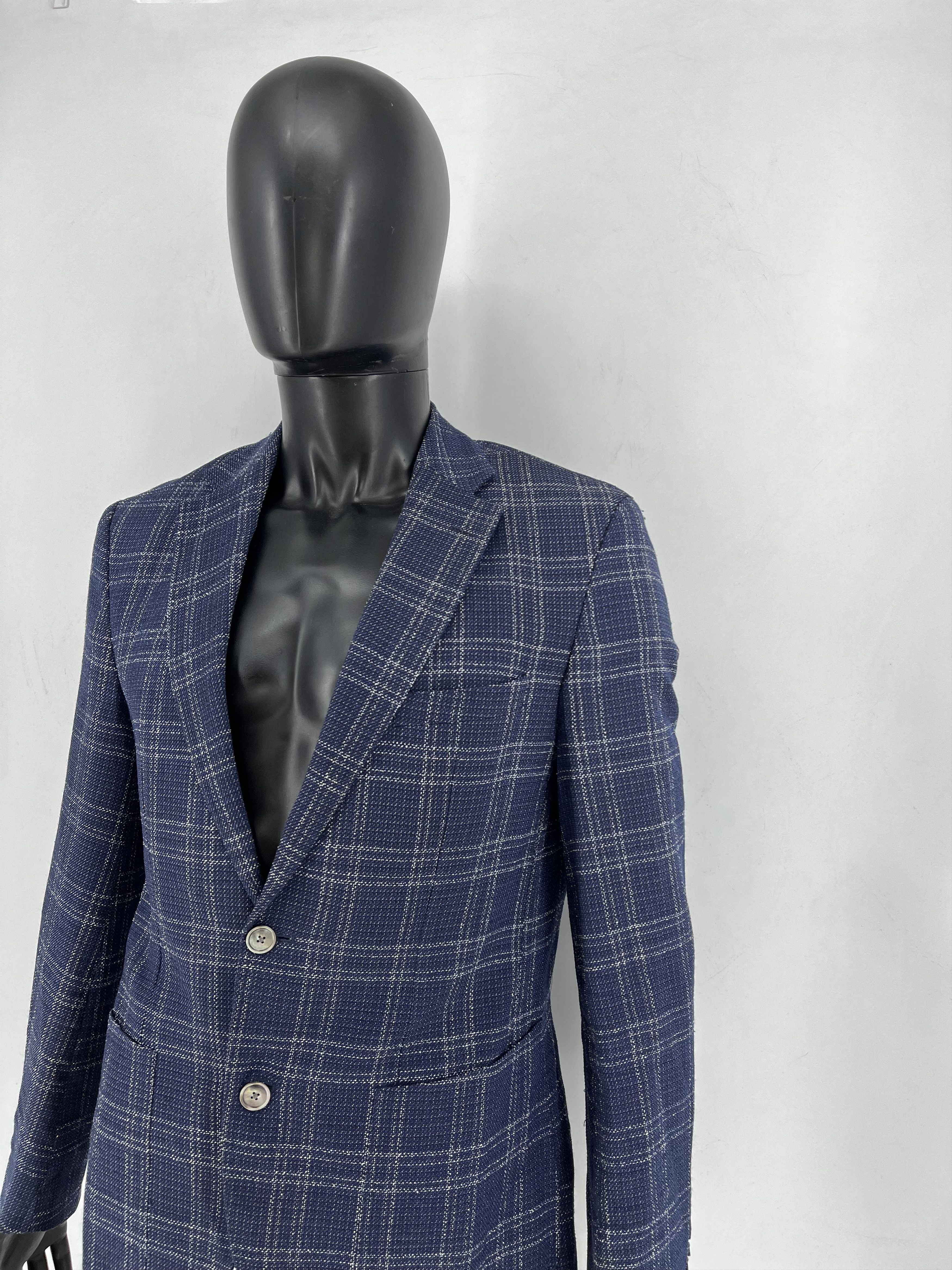 Hugo Vintage Hugo Boss blazer men wool 38R M multi wool Size 38R - 4 Thumbnail
