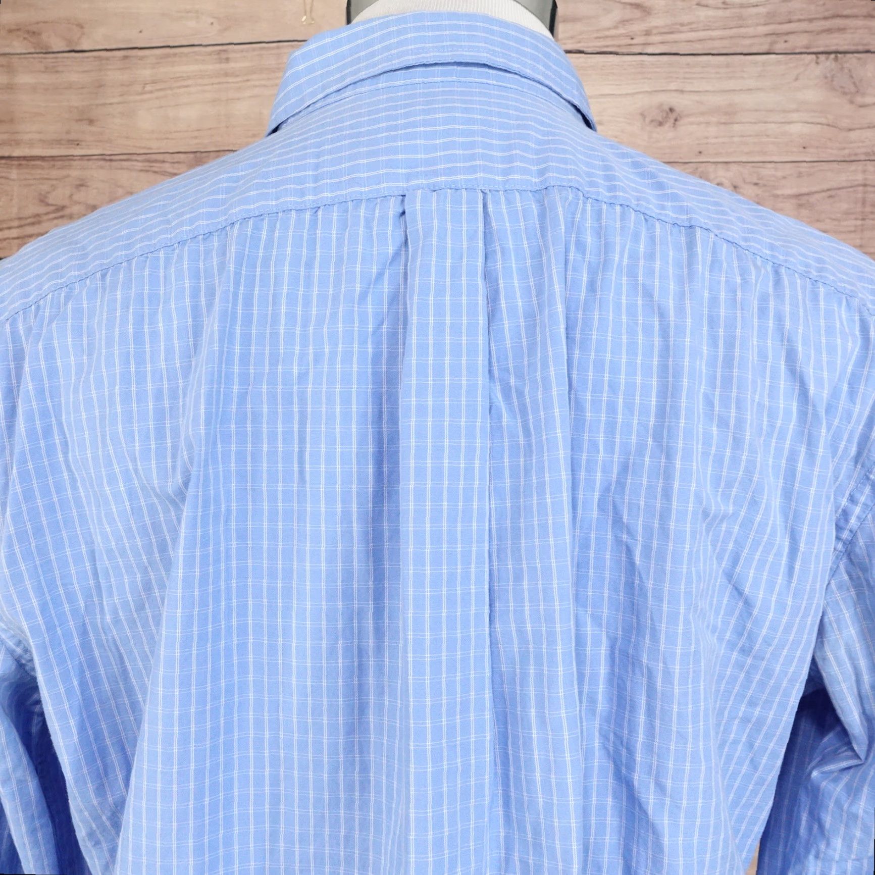 Gap GAP Blue Check Long Sleeve Button-Up Shirt Mens Size L Regular Size US L / EU 52-54 / 3 - 4 Thumbnail