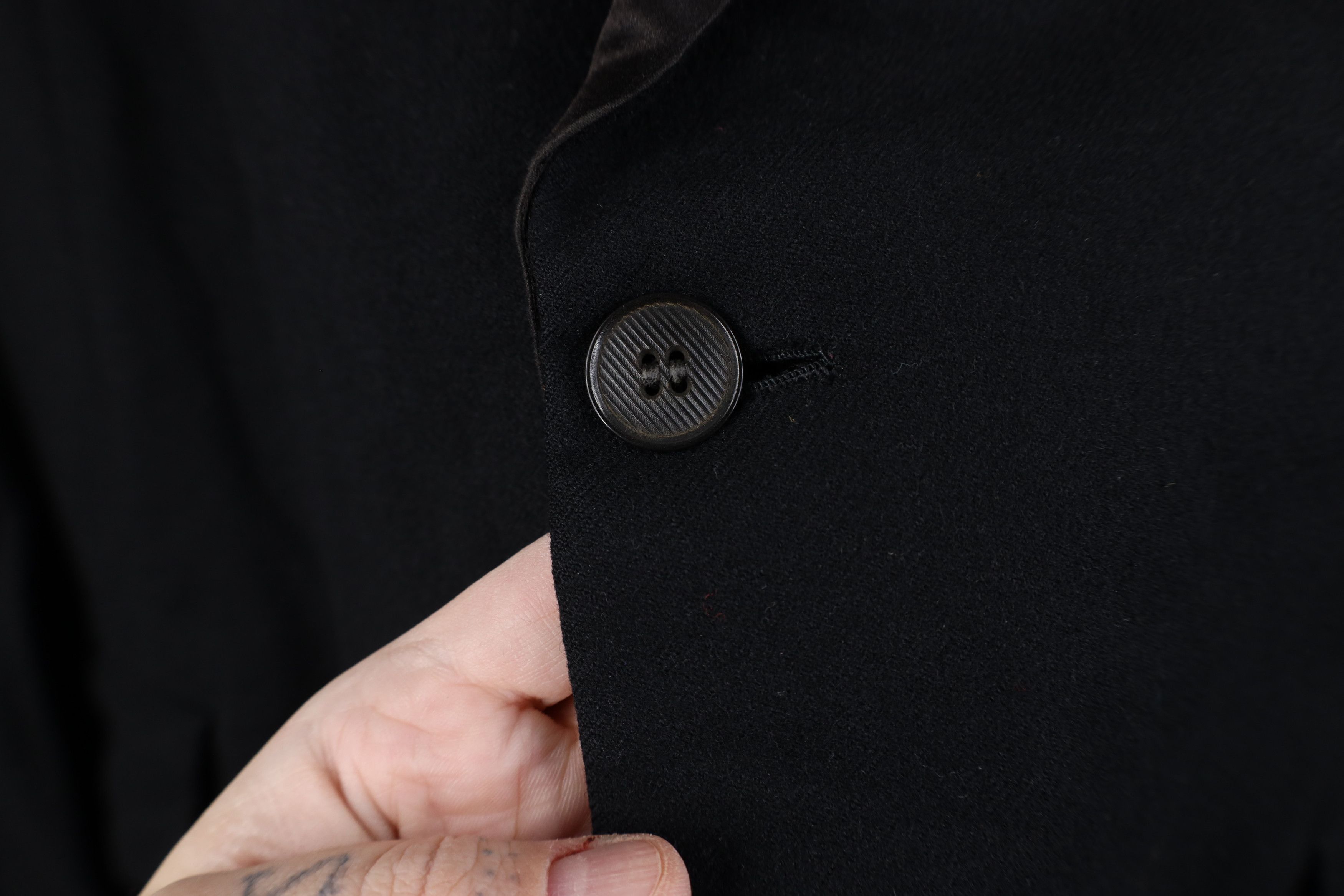 Vintage Vintage 30s Bespoke Prom Tuxedo Suit Coat Jacket Black USA Size US L / EU 52-54 / 3 - 5 Thumbnail
