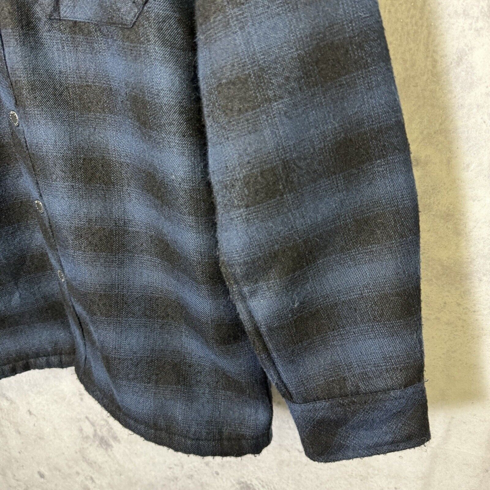 Dickies Dickies Flannel Jacket Mens Small Blue Plaid Button Up Hoode Size US S / EU 44-46 / 1 - 4 Thumbnail