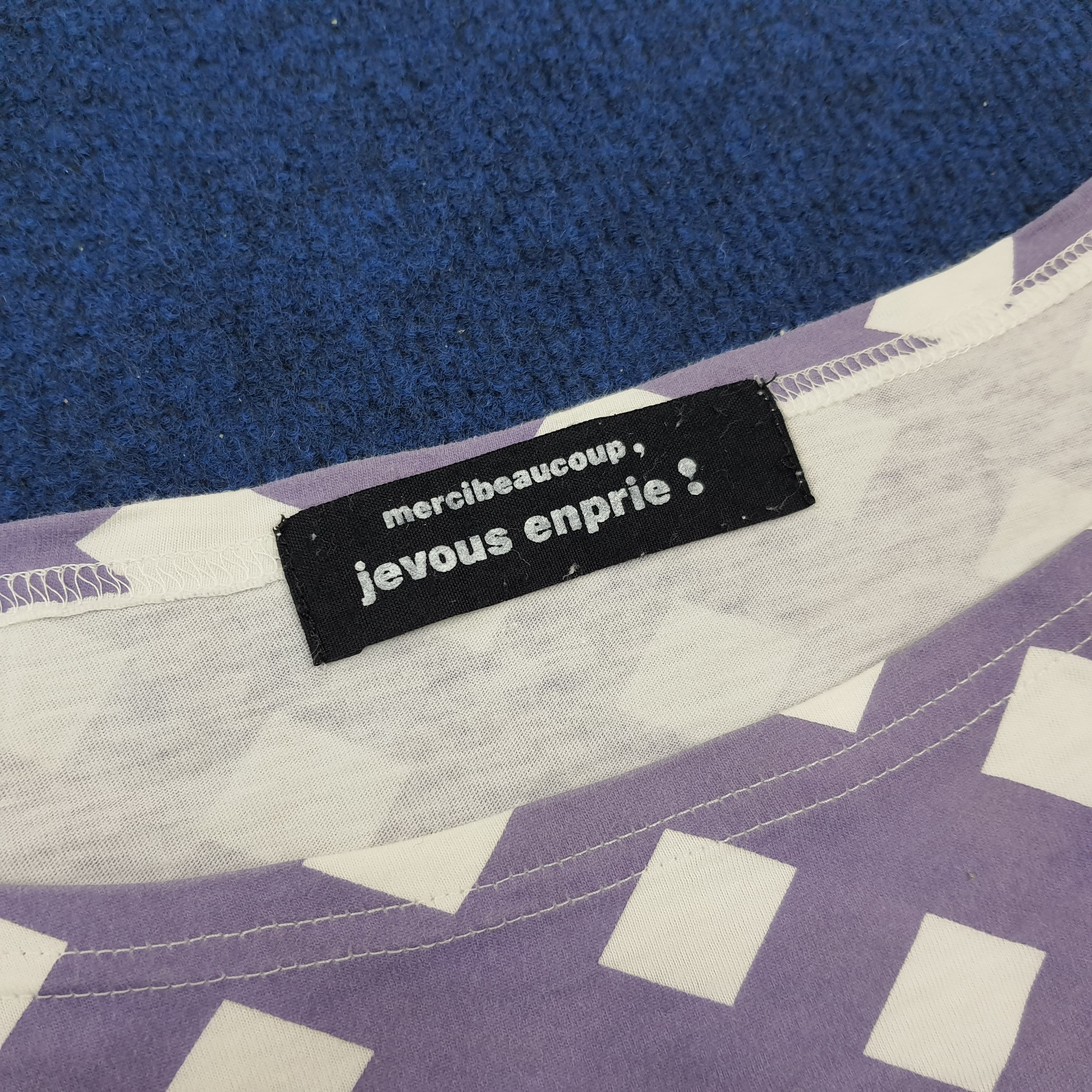 Japanese Brand × Vintage × mercibeaucoup Vintage Mercibeaucoup Jevous Enprie by Issey Miyake Tshirt Size XXL / US 16-18 / IT 52-54 - 4 Thumbnail