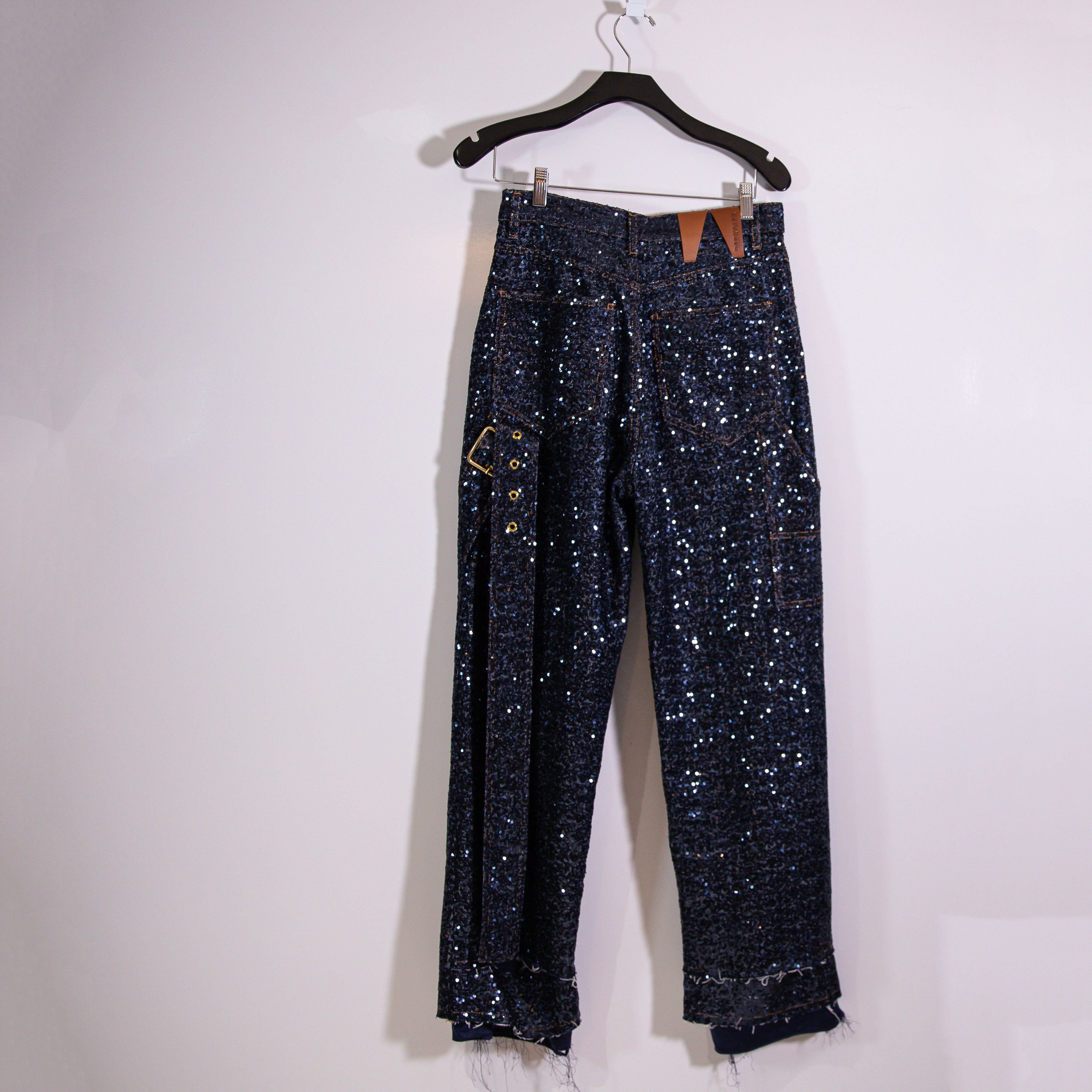 Other Darkpark Women's Sequin Sparkle Embellished Size 24" / US 00 / IT 34 - 4 Thumbnail