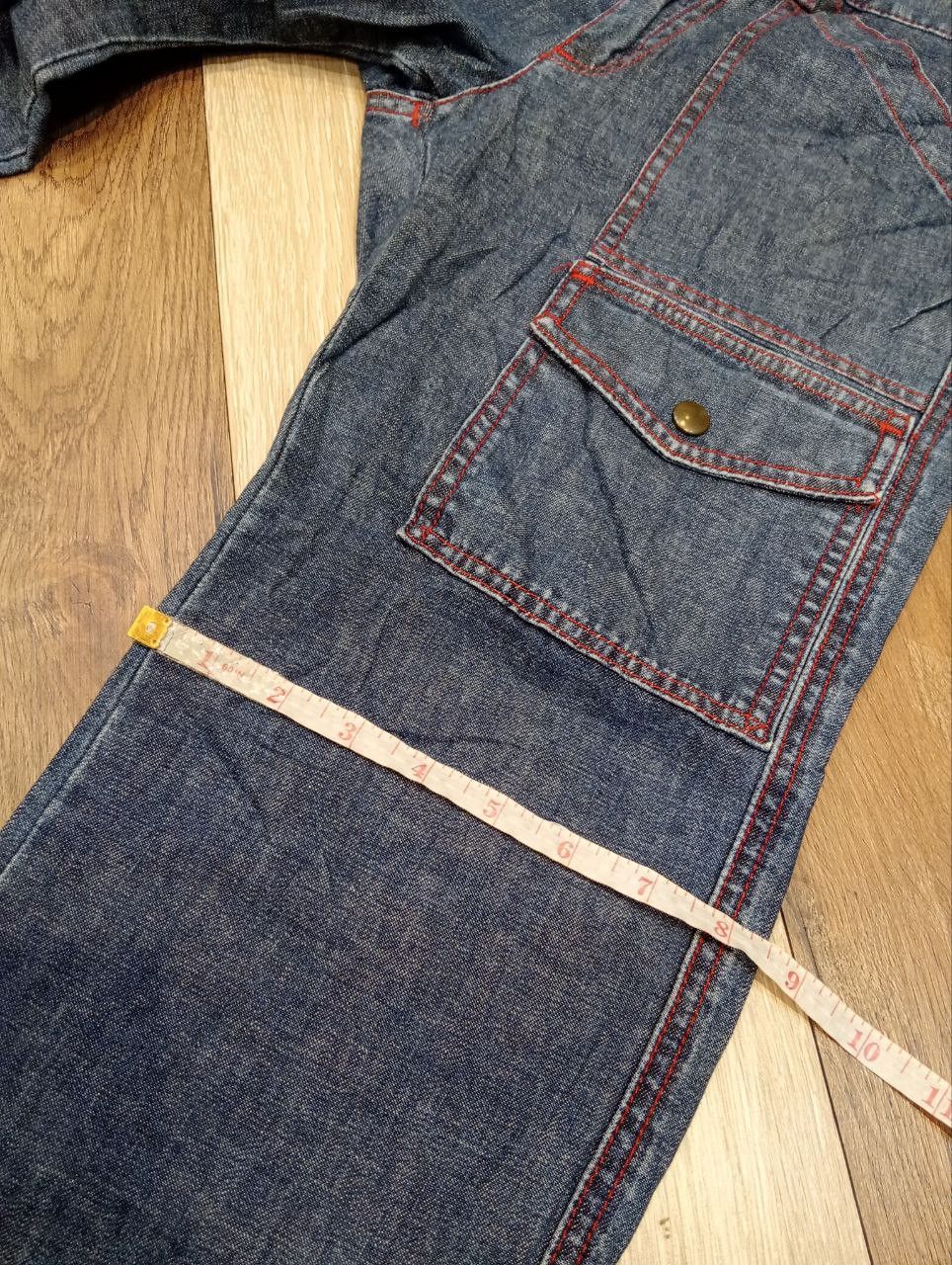 Japanese Brand ANNA SUI 6 POCKET DENIM BUSH PANTS - SIZE 2 Size US 29 - 16 Thumbnail