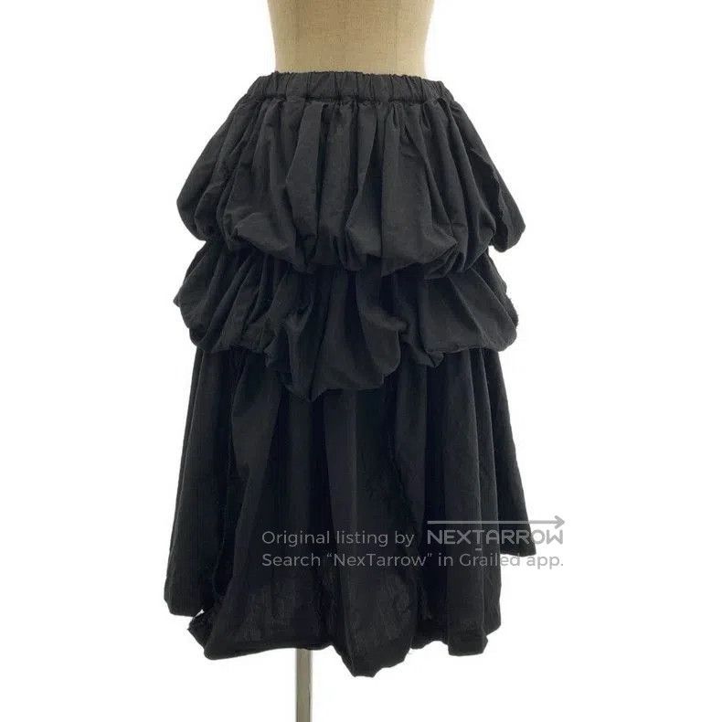 Comme des Garcons COMME des GARCONS Pleated Midi Skirt. Size US 38 / EU 54 - 1 Thumbnail