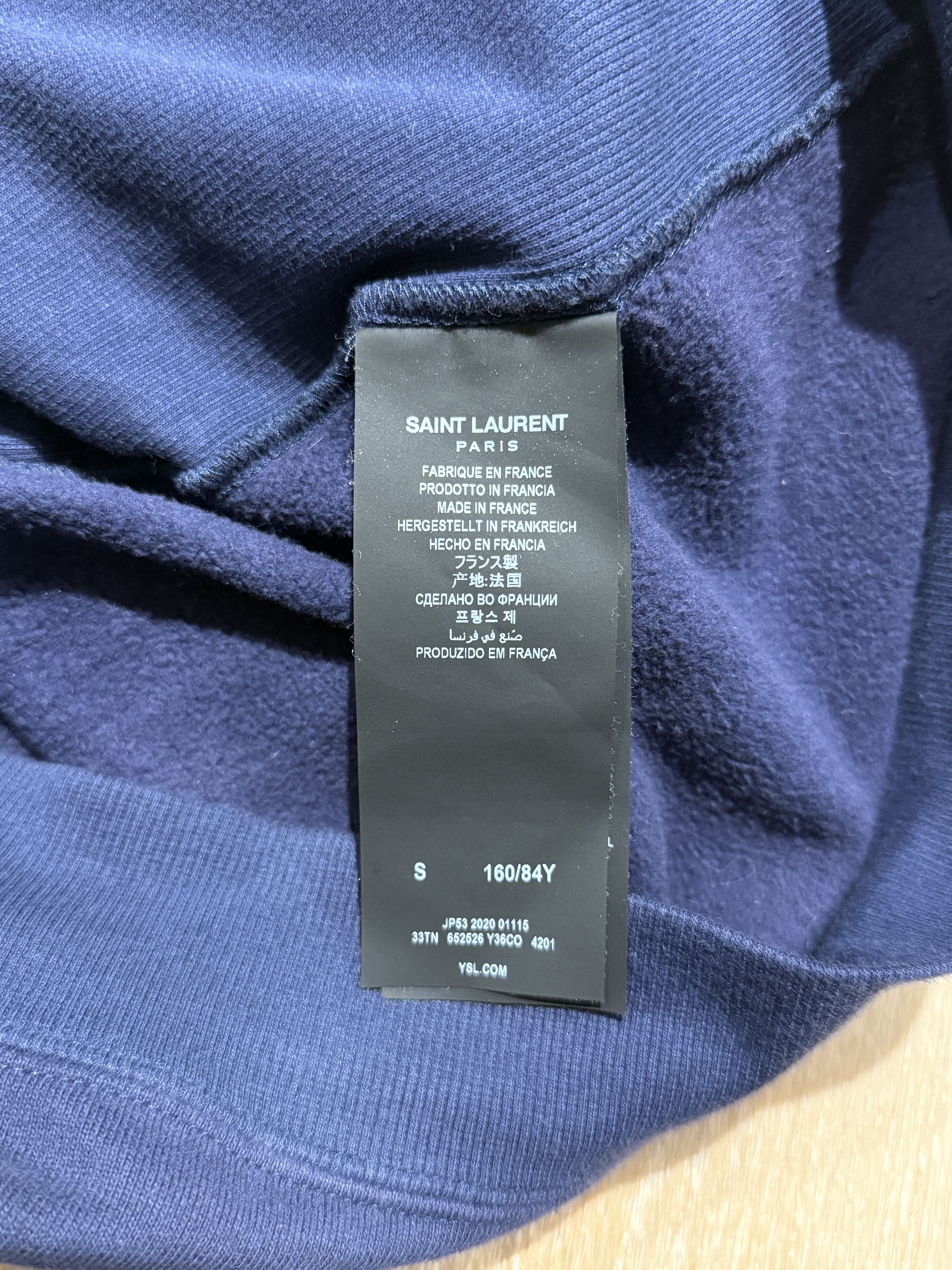 Hedi Slimane Saint Laurent Paris SS20 Amour Cruel Hoodie Size US S / EU 44-46 / 1 - 5 Thumbnail