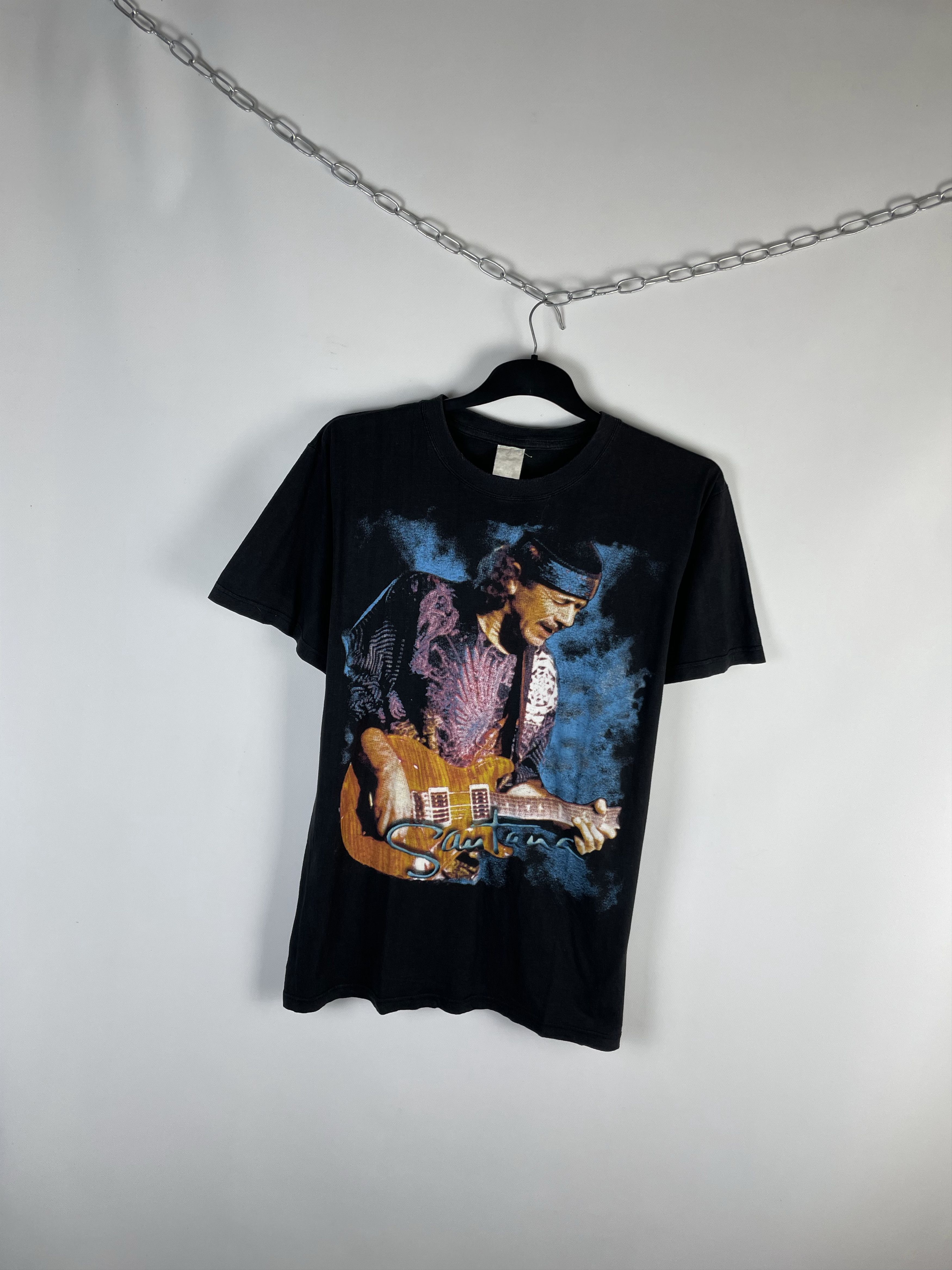 Band Tees 2000 Carlos Santana Tour Vintage T shirts Size US L / EU 52-54 / 3 - 2 Thumbnail