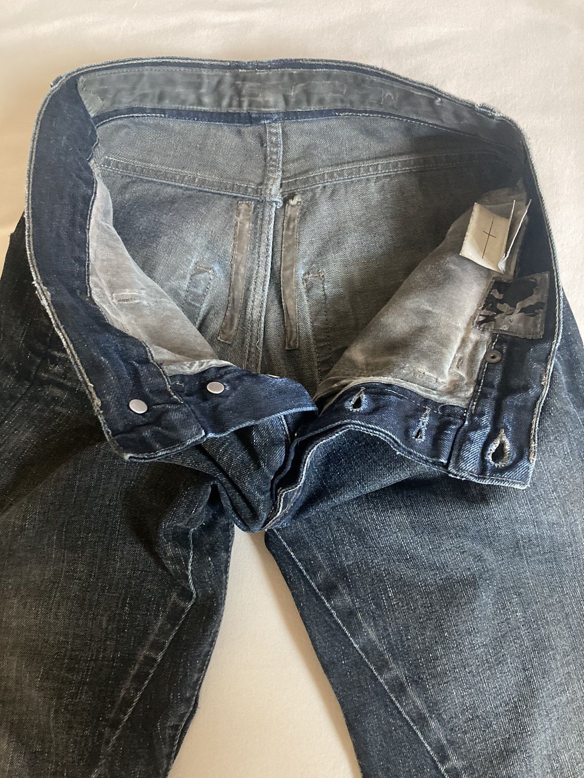 Rick Owens × Rick Owens Drkshdw Rick Owens Olmar Mirta era Denim Jean Size US 31 - 6 Thumbnail