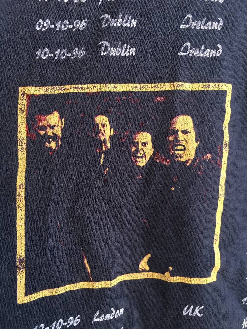 Metallica Vintage 1996 Metallica Load European Tour Black T-Shirt Size US L / EU 52-54 / 3 - 14 Thumbnail