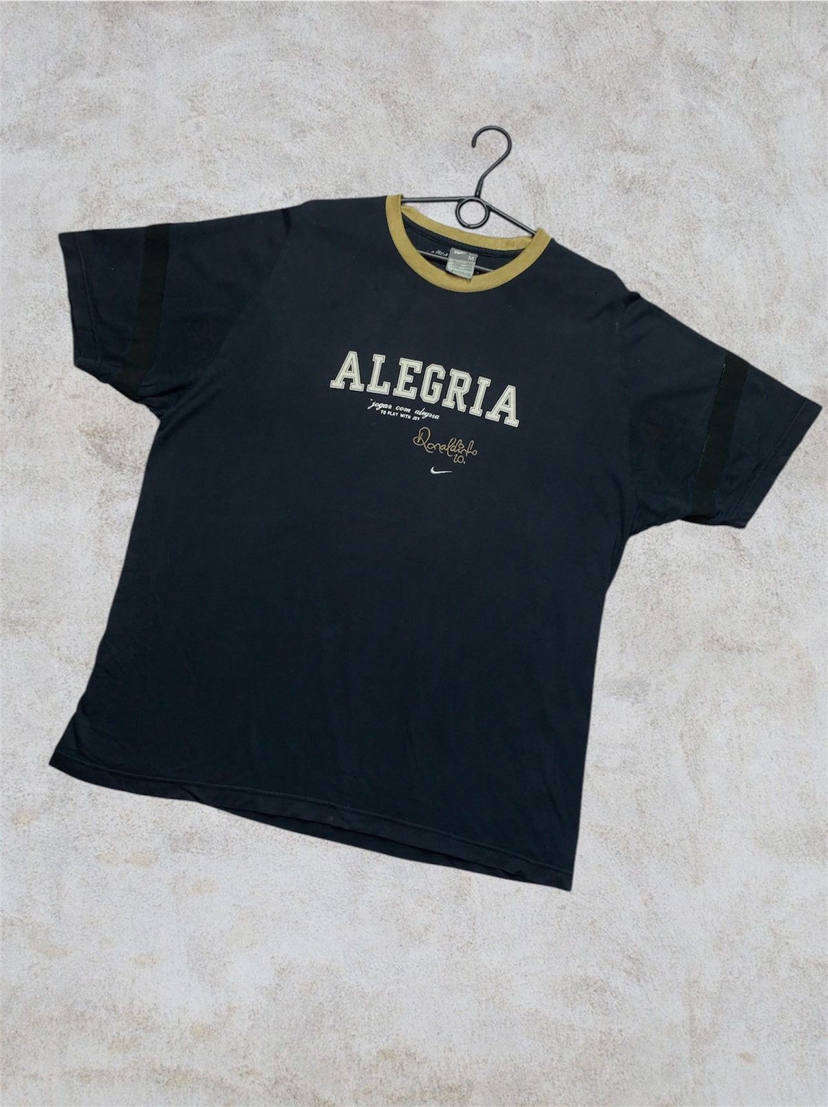 Nike × Vintage Nike Algeria Ronaldinho vintage T-shirt Size M-L Size US L / EU 52-54 / 3 - 1 Thumbnail