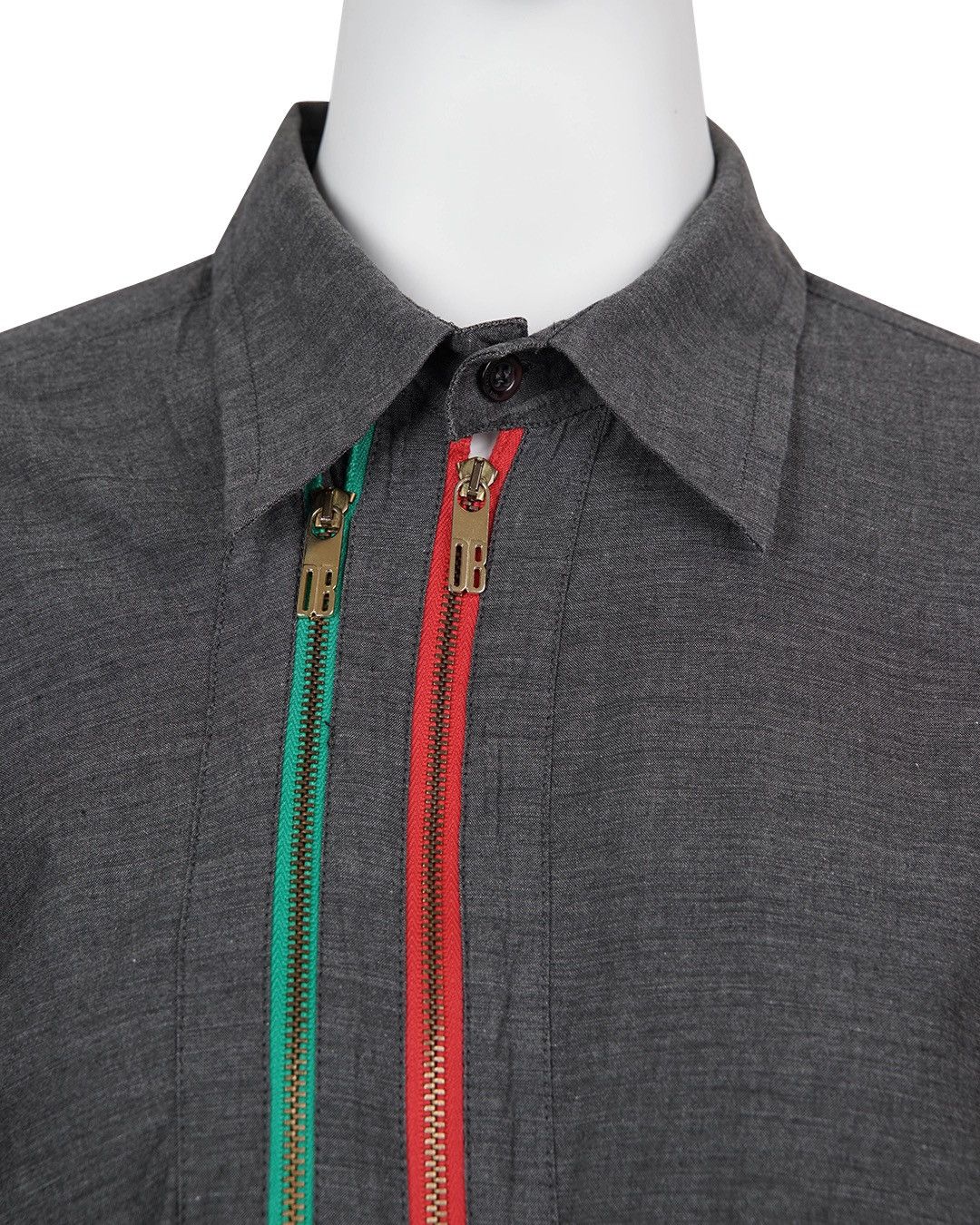 Dirk Bikkembergs Dirk Bikkembergs F/W2004 Double Tilted Zip Shirt Size XL / US 12-14 / IT 48-50 - 4 Thumbnail