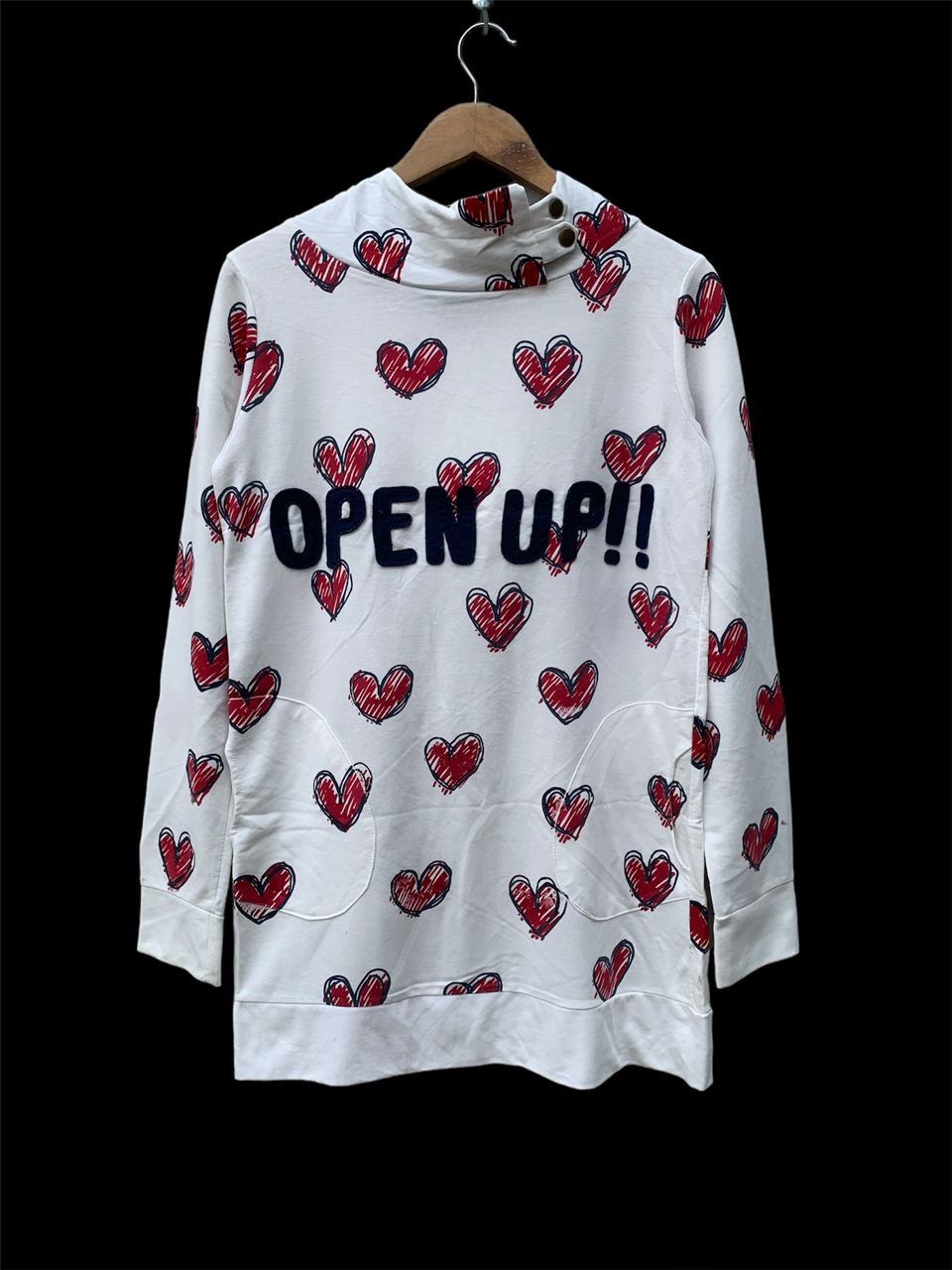 Tsumori Chisato Tsumori Chisato Open Up Love Hoodie Size US M / EU 48-50 / 2 - 1 Thumbnail