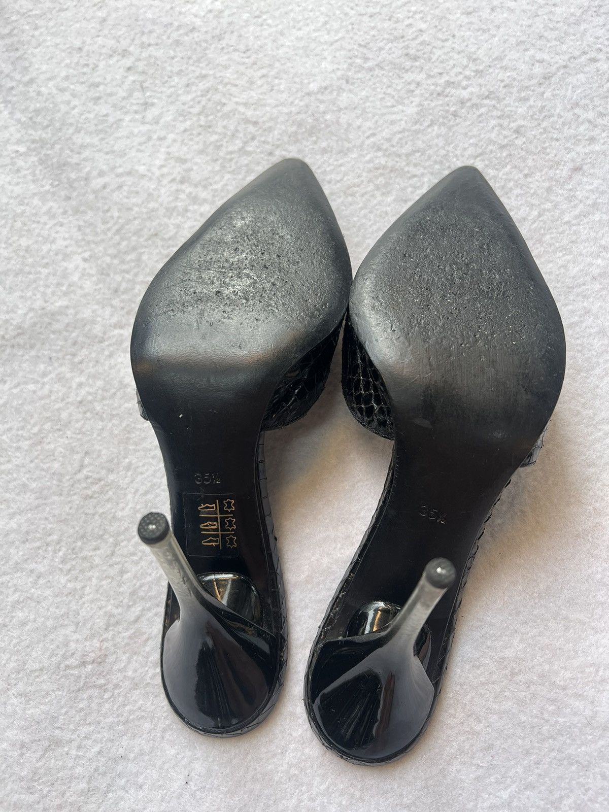Gianni Barbato Gianni Barbato Snake Leather Heels Size US 5.5 / IT 35.5 - 6 Thumbnail