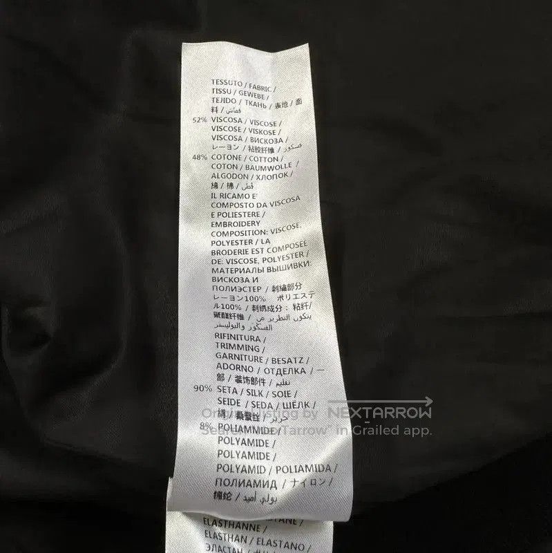 Alexander McQueen Alexander McQueen Black Long Sleeve Embroidered Jacket . Size US XL / EU 56 / 4 - 8 Thumbnail