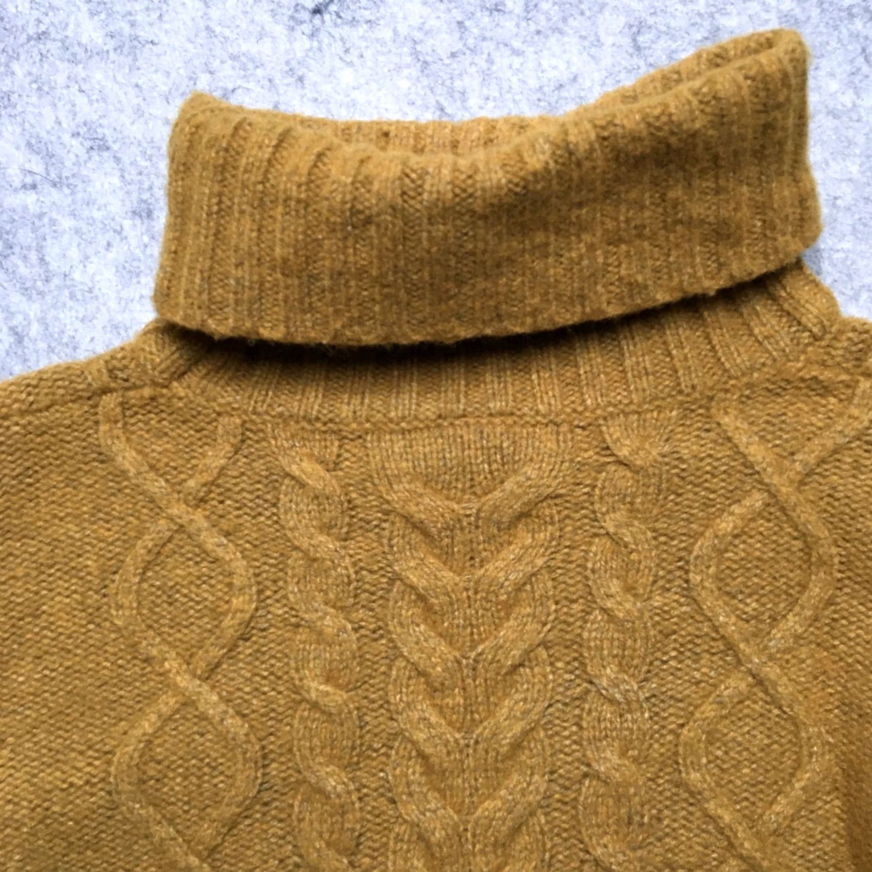 Helly Hansen Helly Hansen Sweater Women Small S Gold Turtleneck Cable Knit Arctic Ocean Size S / US 4 / IT 40 - 7 Thumbnail