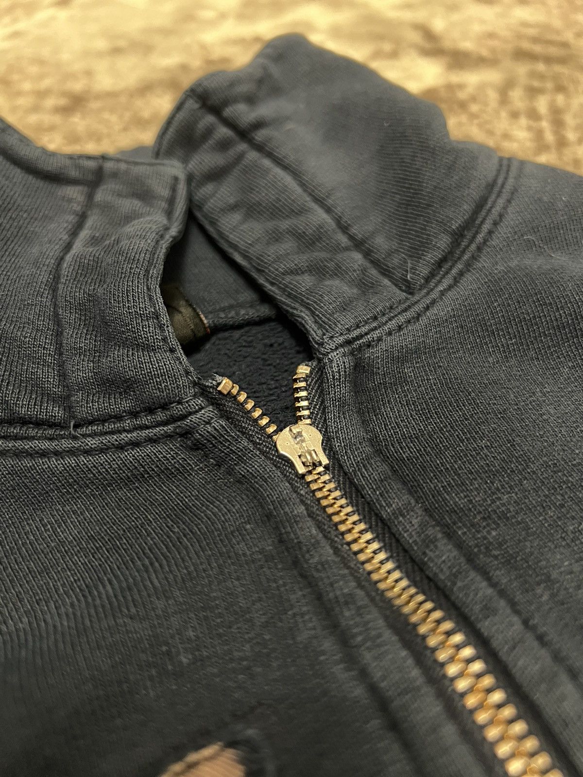 Diesel × Vintage Vintage 90s Diesel Y2k Big logo Rare 1/2 Zip sweatshirt Size US M / EU 48-50 / 2 - 5 Thumbnail
