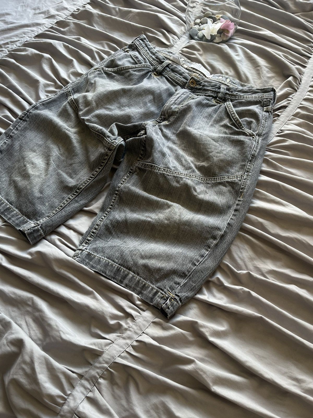 Vintage Carpenter Workers Denim Jeans Shorts Japanese Brand