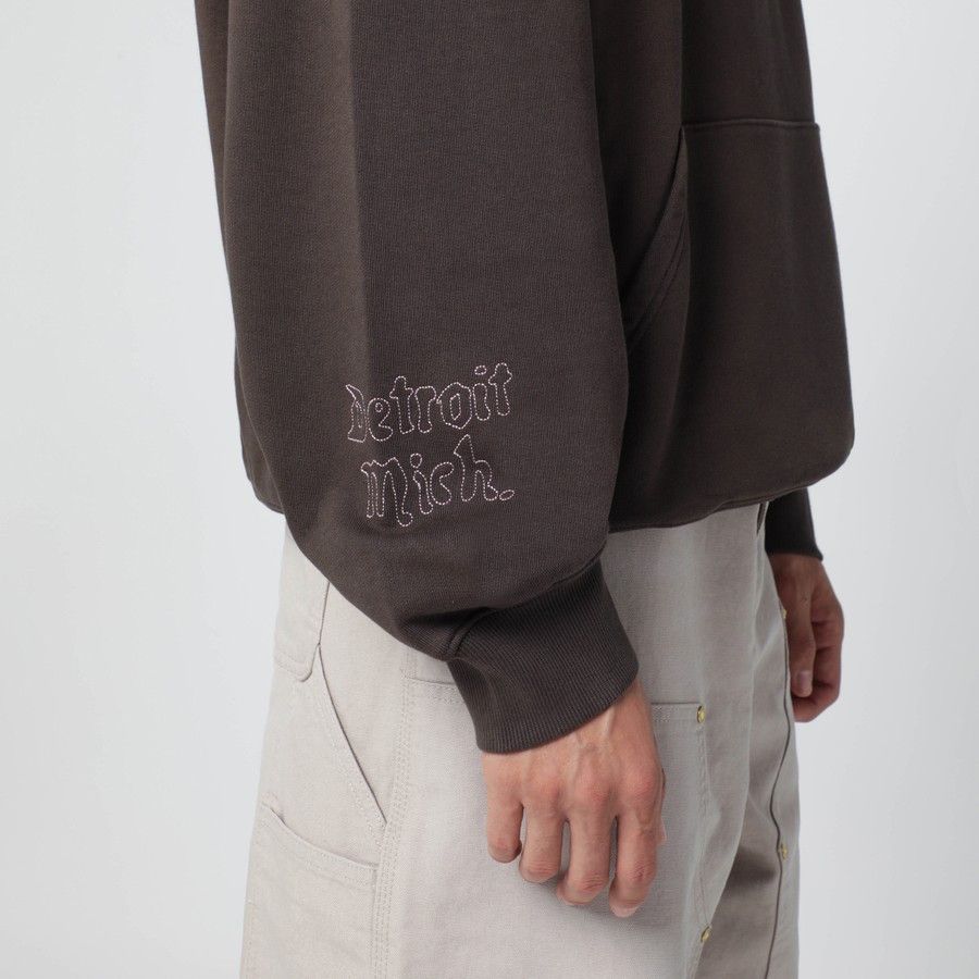 Carhartt Wip o1d2blof0226 Hackwork Hoodie in Brown Size US XL / EU 56 / 4 - 4 Thumbnail