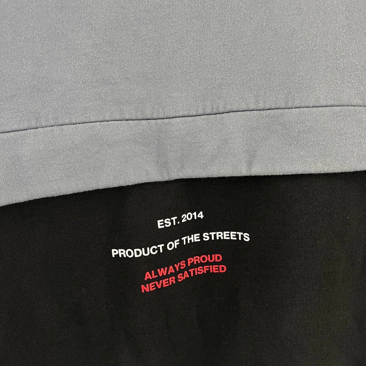 Japanese Brand Hoodie Hoodrich Y2K Style Drill Black Big Print Size US M / EU 48-50 / 2 - 7 Thumbnail