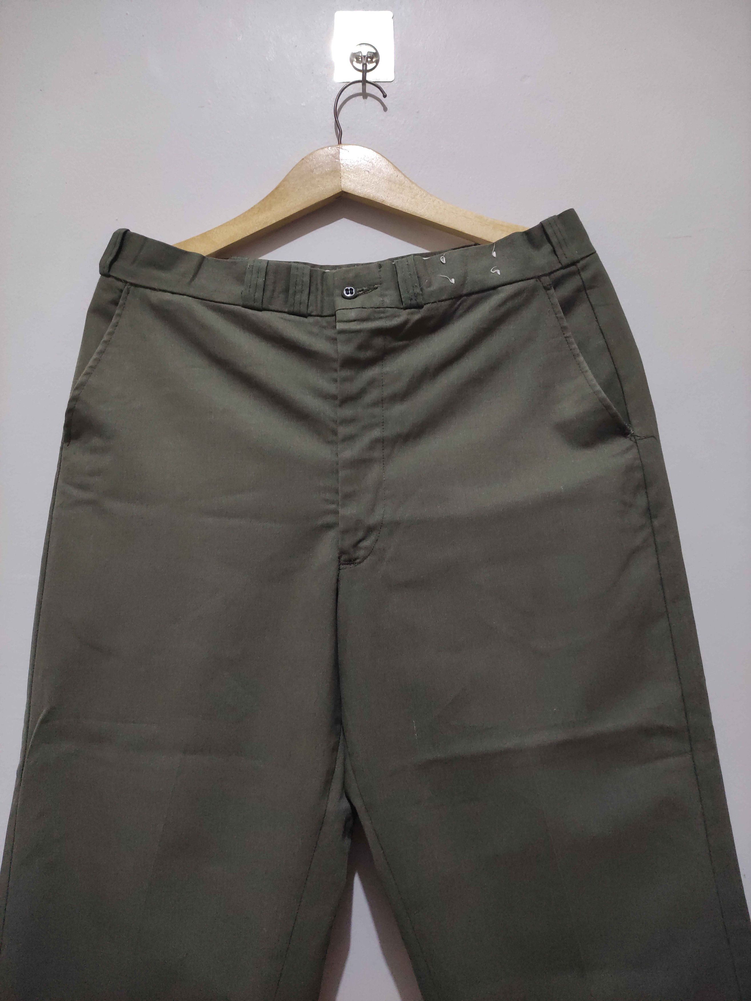 Sears VINTAGE Sears Sportswear Pants Dress Perma-Prest Green Size US 34 / EU 50 - 3 Thumbnail