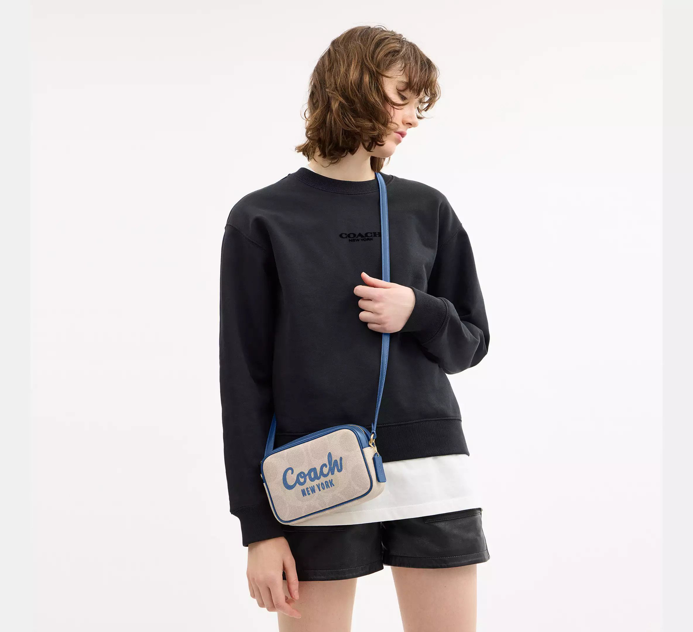 Coach Mini Jamie Camera Bag In Signature Canvas With Coach Print Size ONE SIZE - 7 Thumbnail